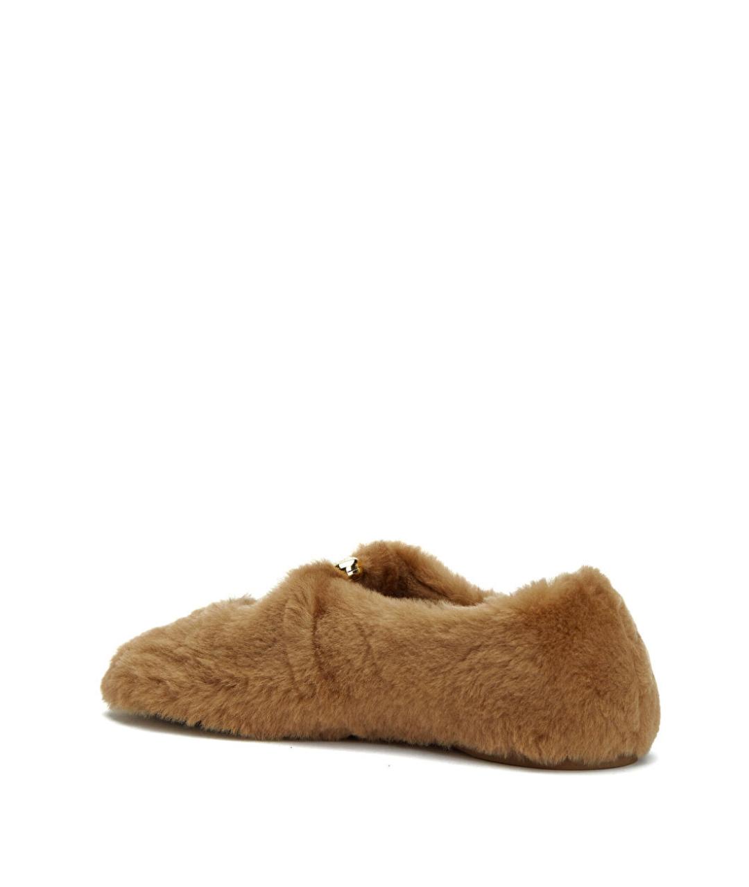 LOEWE Коричневые балетки, фото 3