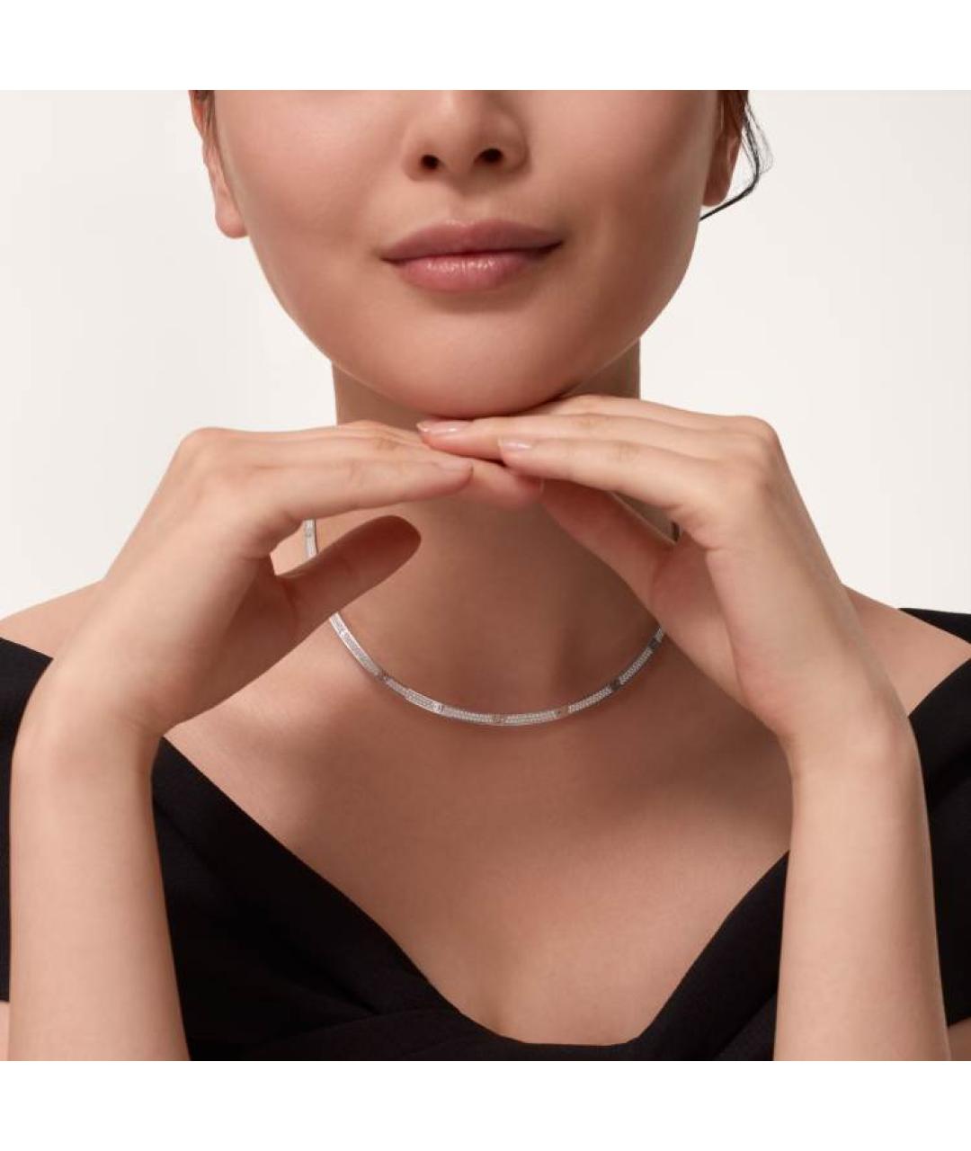 CARTIER Серебряный чокер из белого золота, фото 2