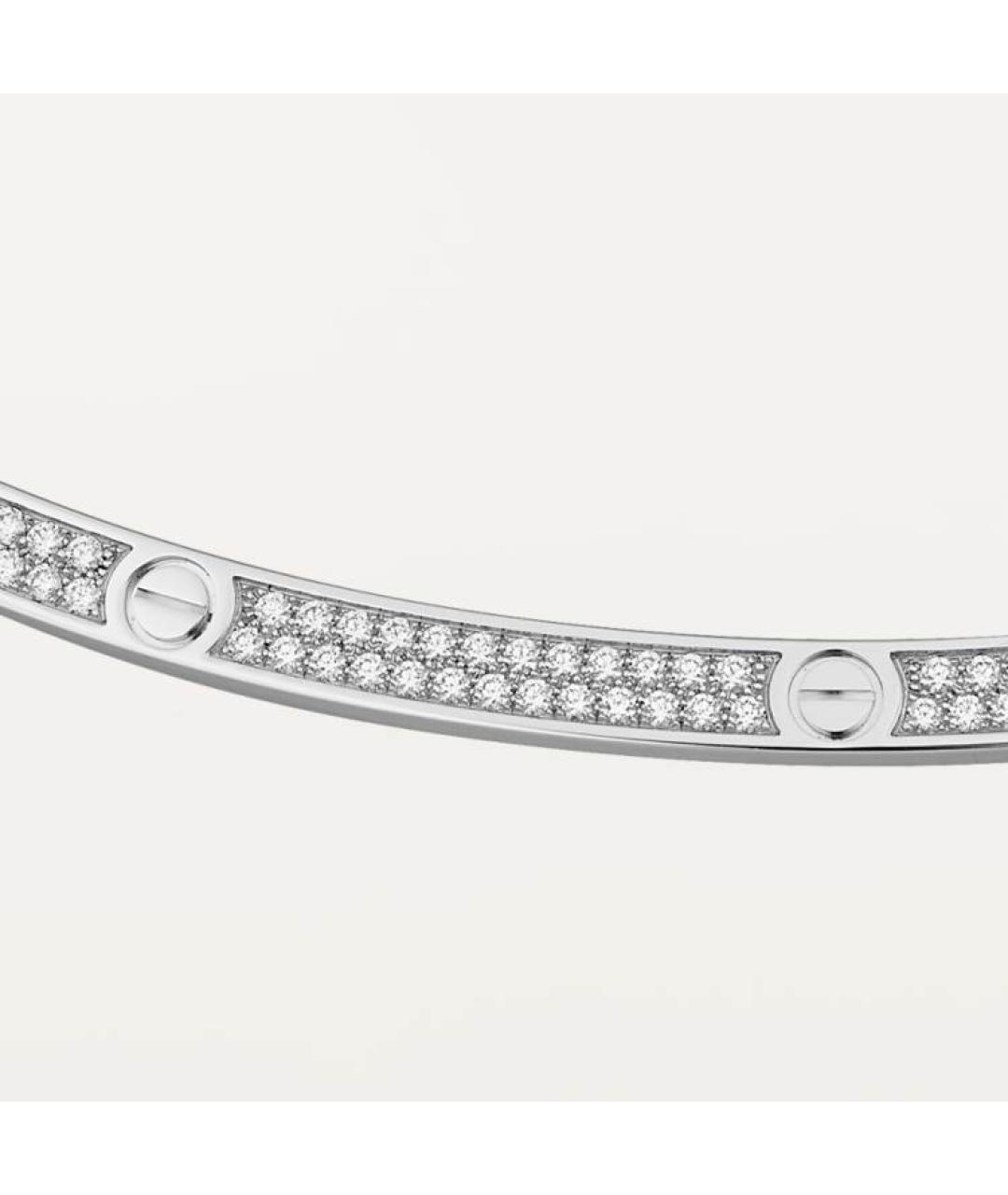 CARTIER Серебряный чокер из белого золота, фото 3