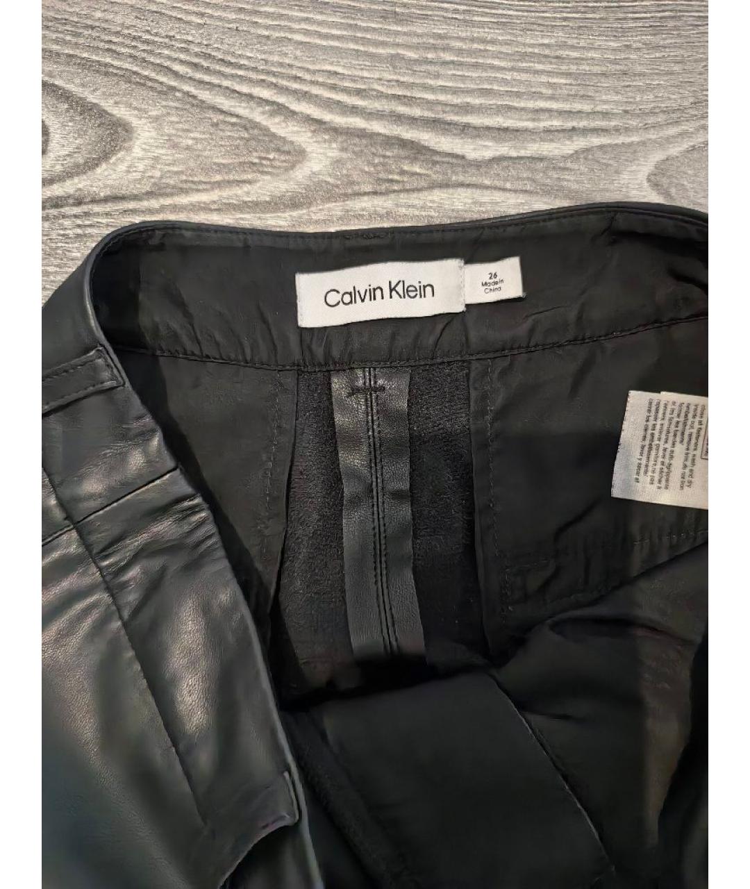 CALVIN KLEIN Черные повседневные брюки, фото 4