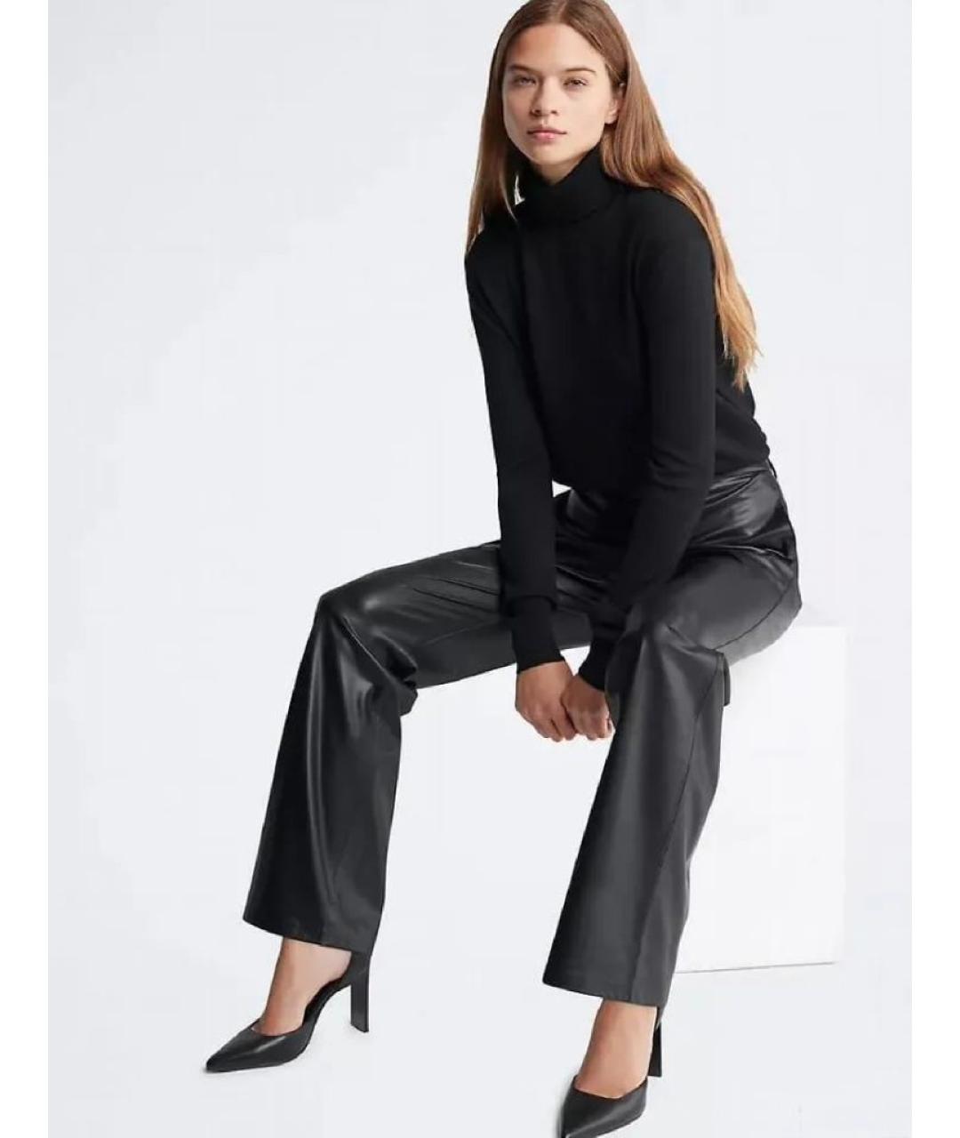 CALVIN KLEIN Черные повседневные брюки, фото 7