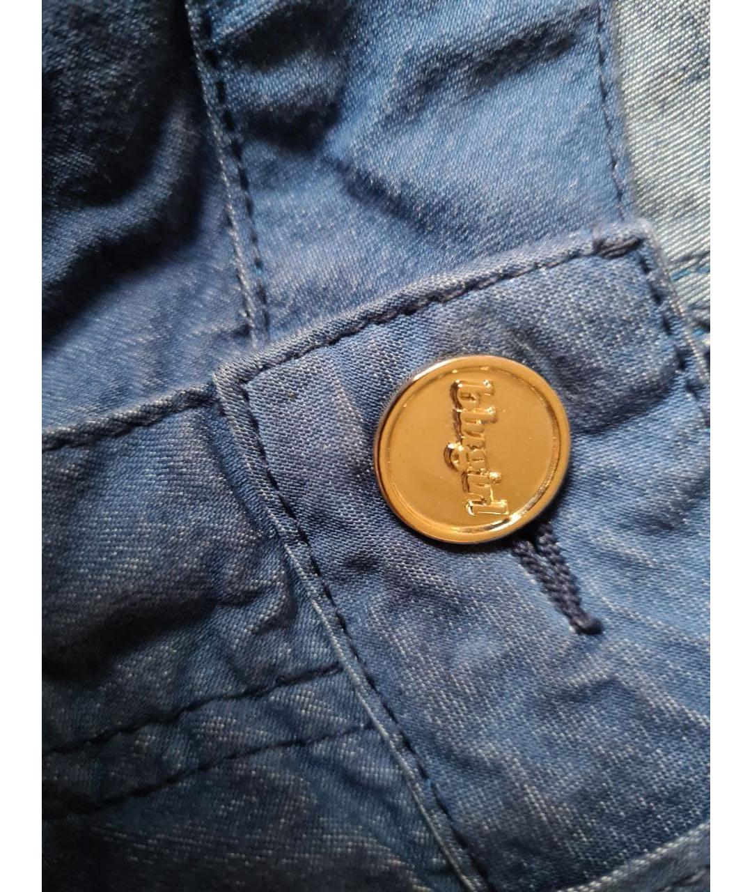 BLUGIRL Синие прямые джинсы, фото 5