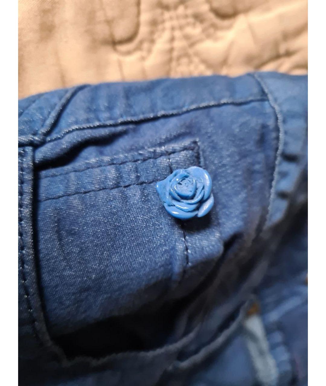 BLUGIRL Синие прямые джинсы, фото 6