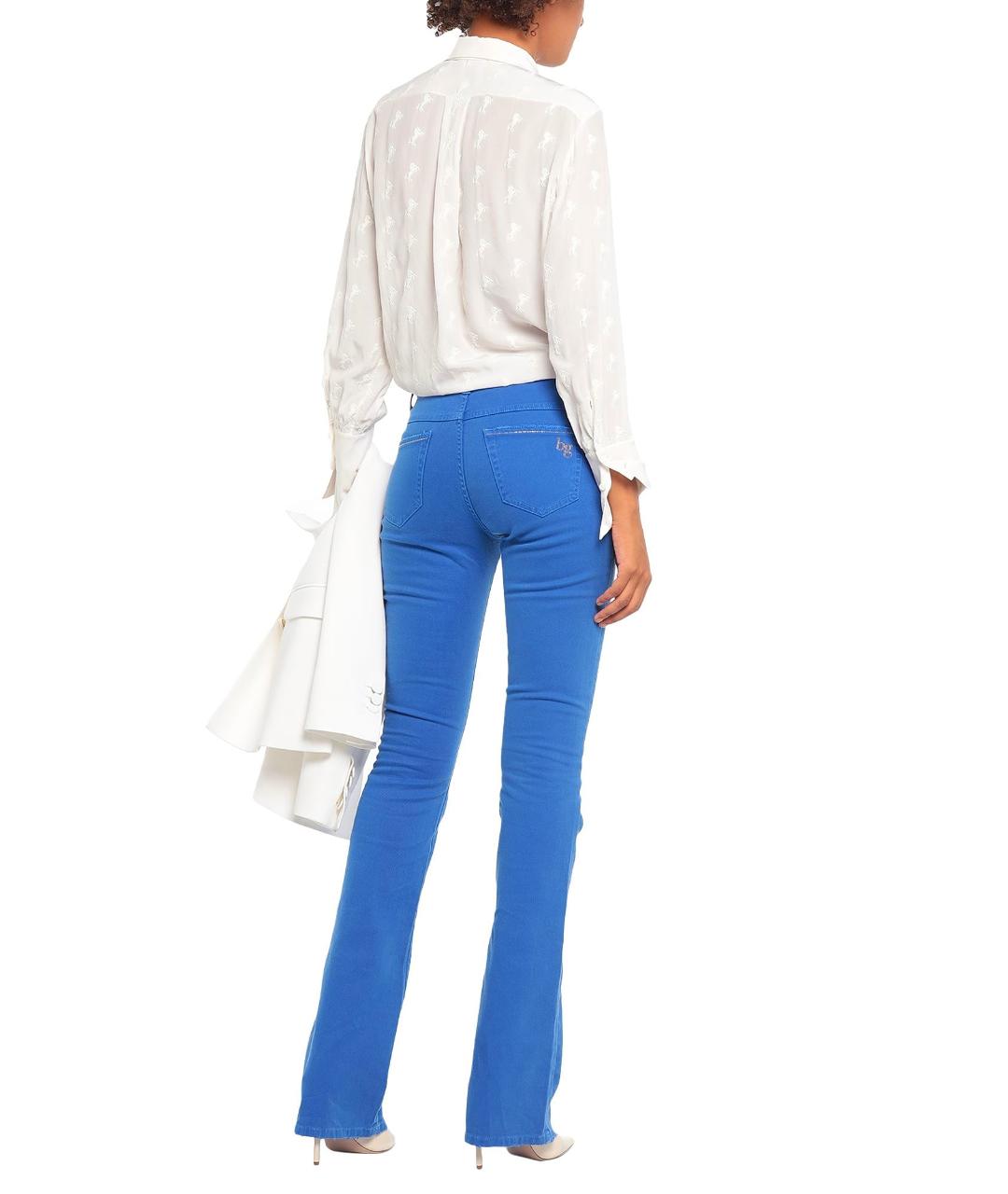 BLUGIRL Синие прямые джинсы, фото 2