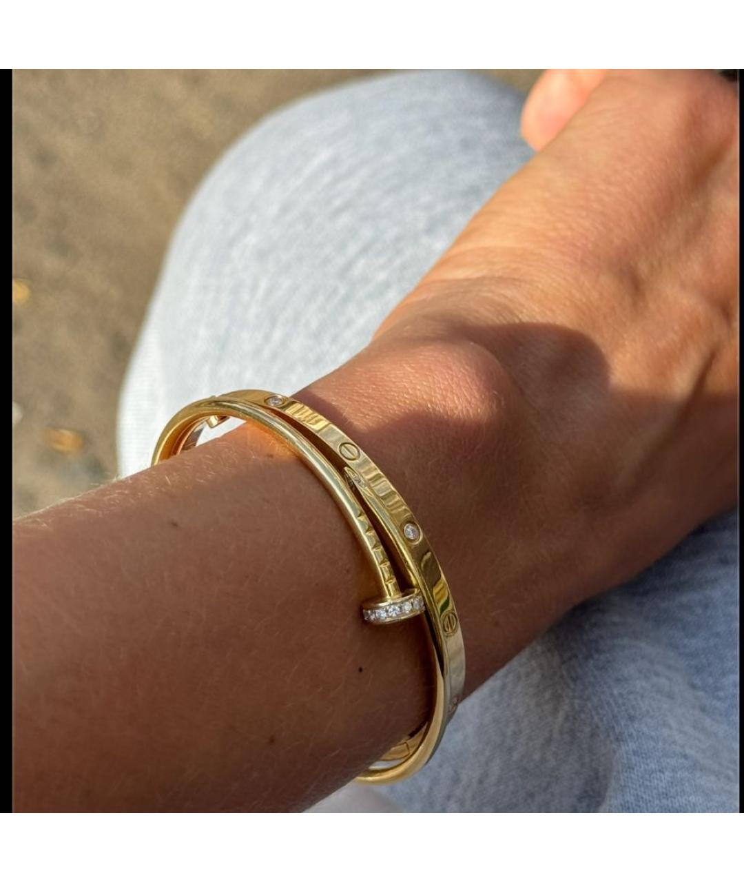 CARTIER Золотой браслет из желтого золота, фото 4