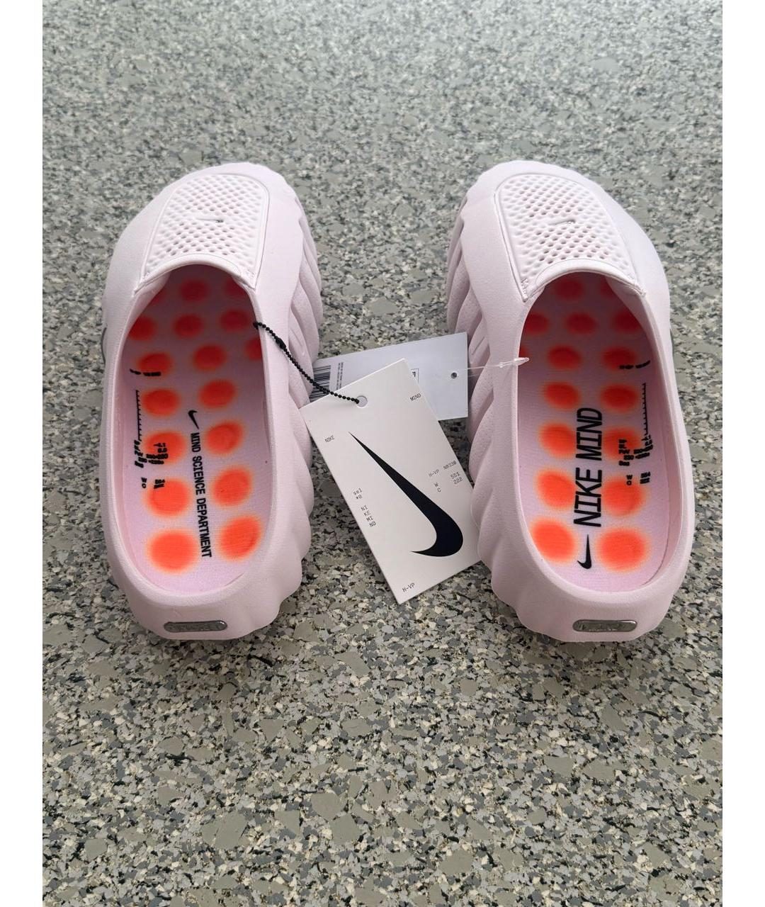 NIKE Розовые резиновые мюли, фото 4