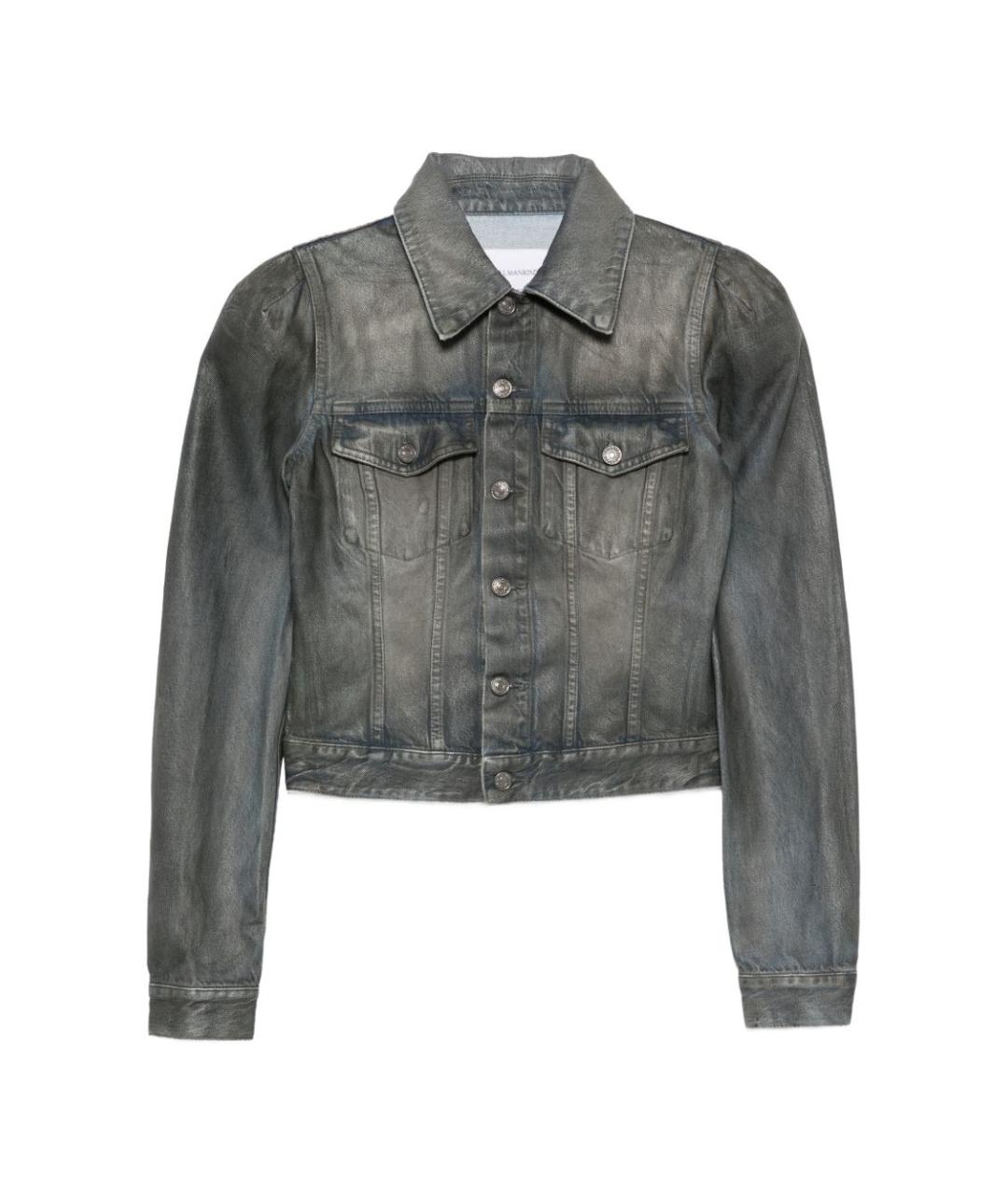7 FOR ALL MANKIND Серая хлопковая куртка, фото 1