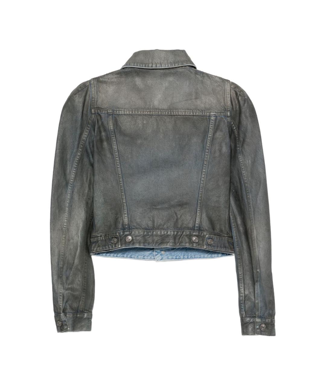 7 FOR ALL MANKIND Серая хлопковая куртка, фото 2