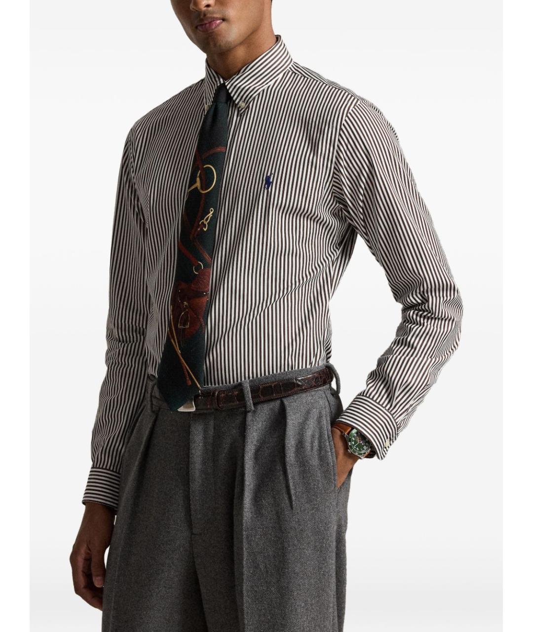 POLO RALPH LAUREN Мульти хлопковая классическая рубашка, фото 3
