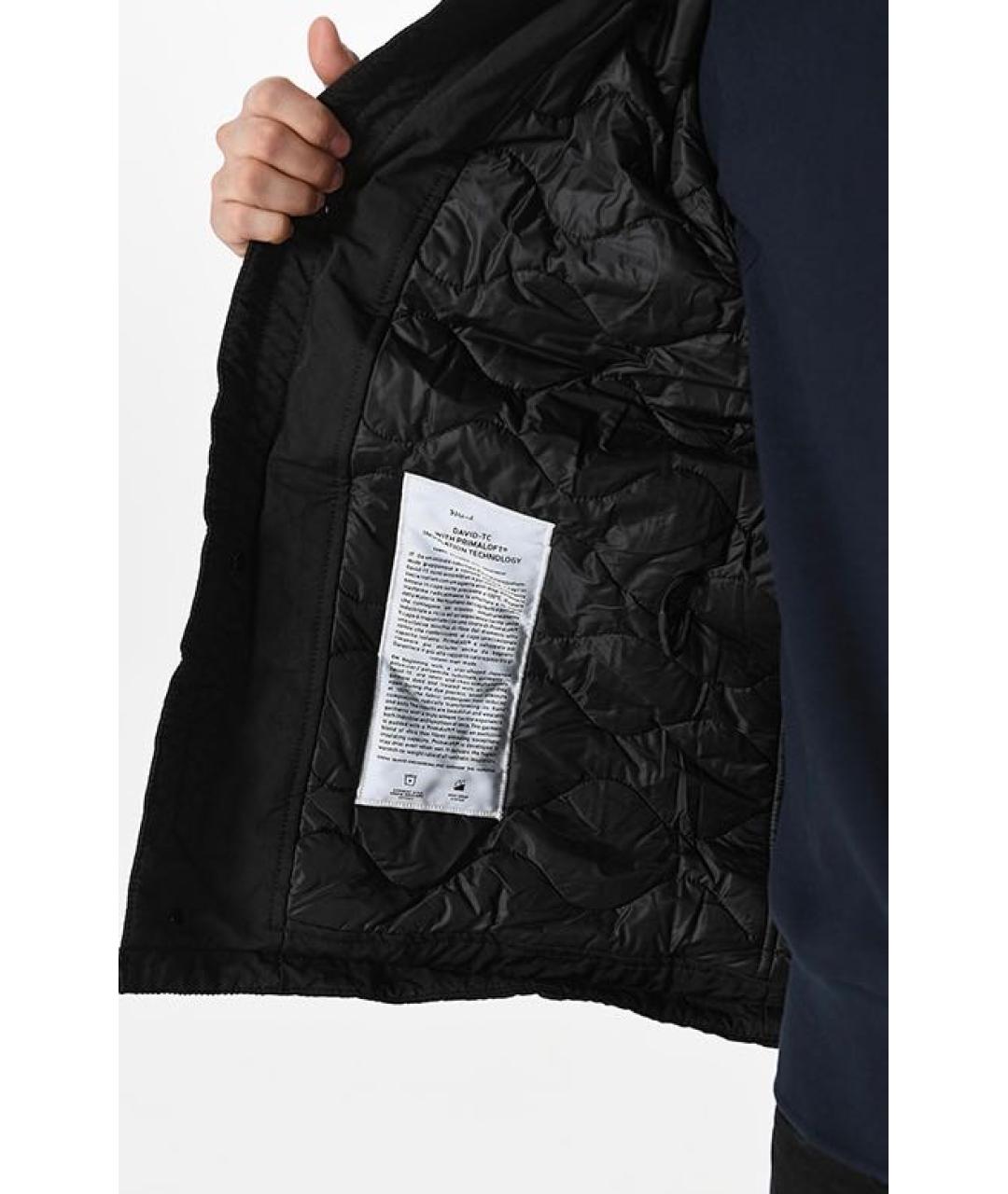 STONE ISLAND Черная полиэстеровая куртка, фото 6
