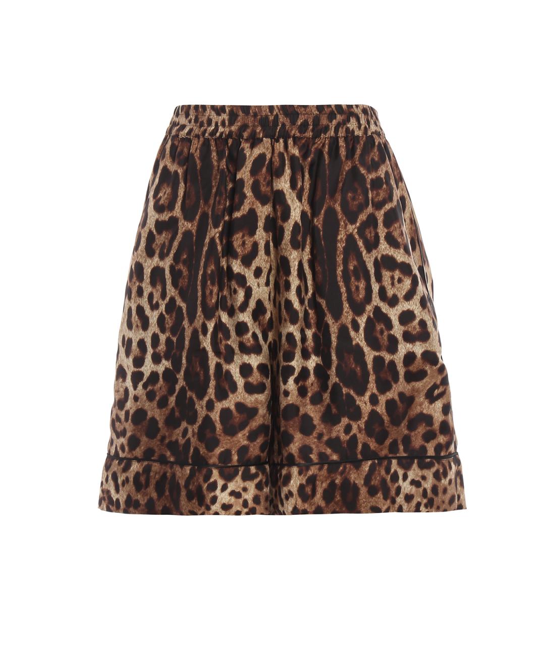 DOLCE&GABBANA Мульти шелковые шорты, фото 1