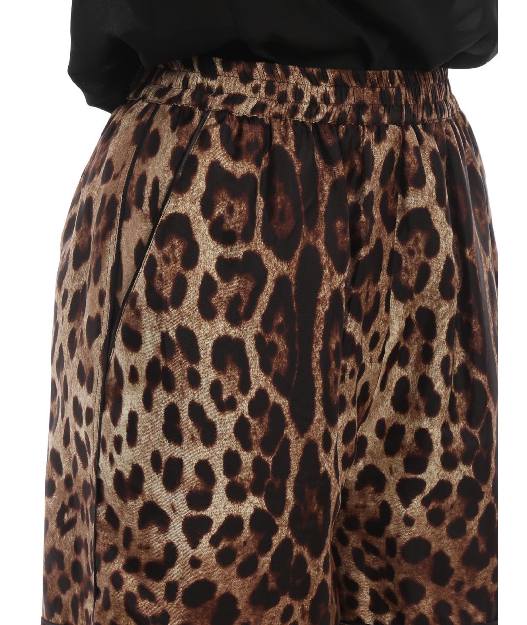 DOLCE&GABBANA Мульти шелковые шорты, фото 5