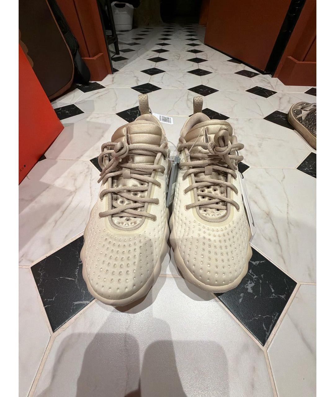 NIKE Бежевые низкие кроссовки / кеды, фото 2
