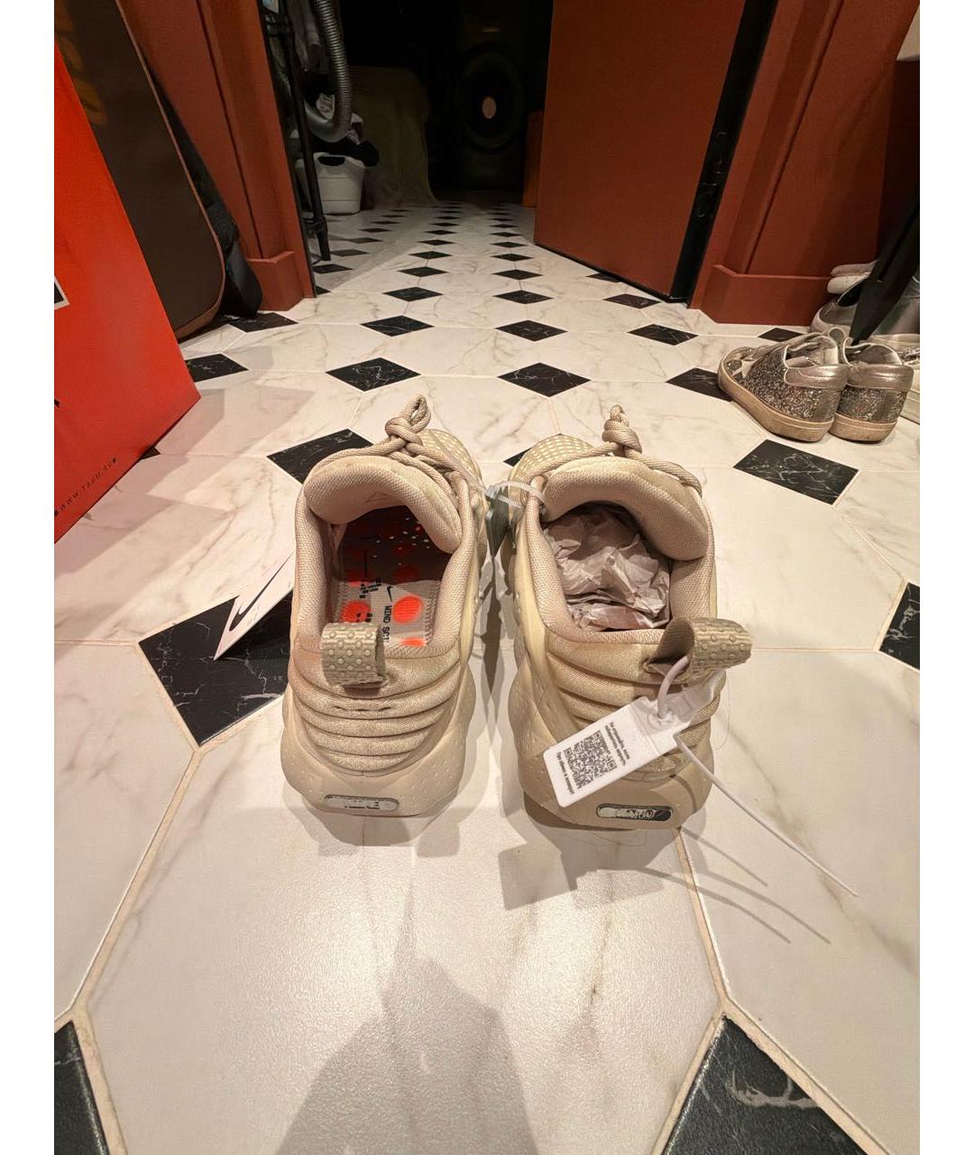 NIKE Бежевые низкие кроссовки / кеды, фото 4