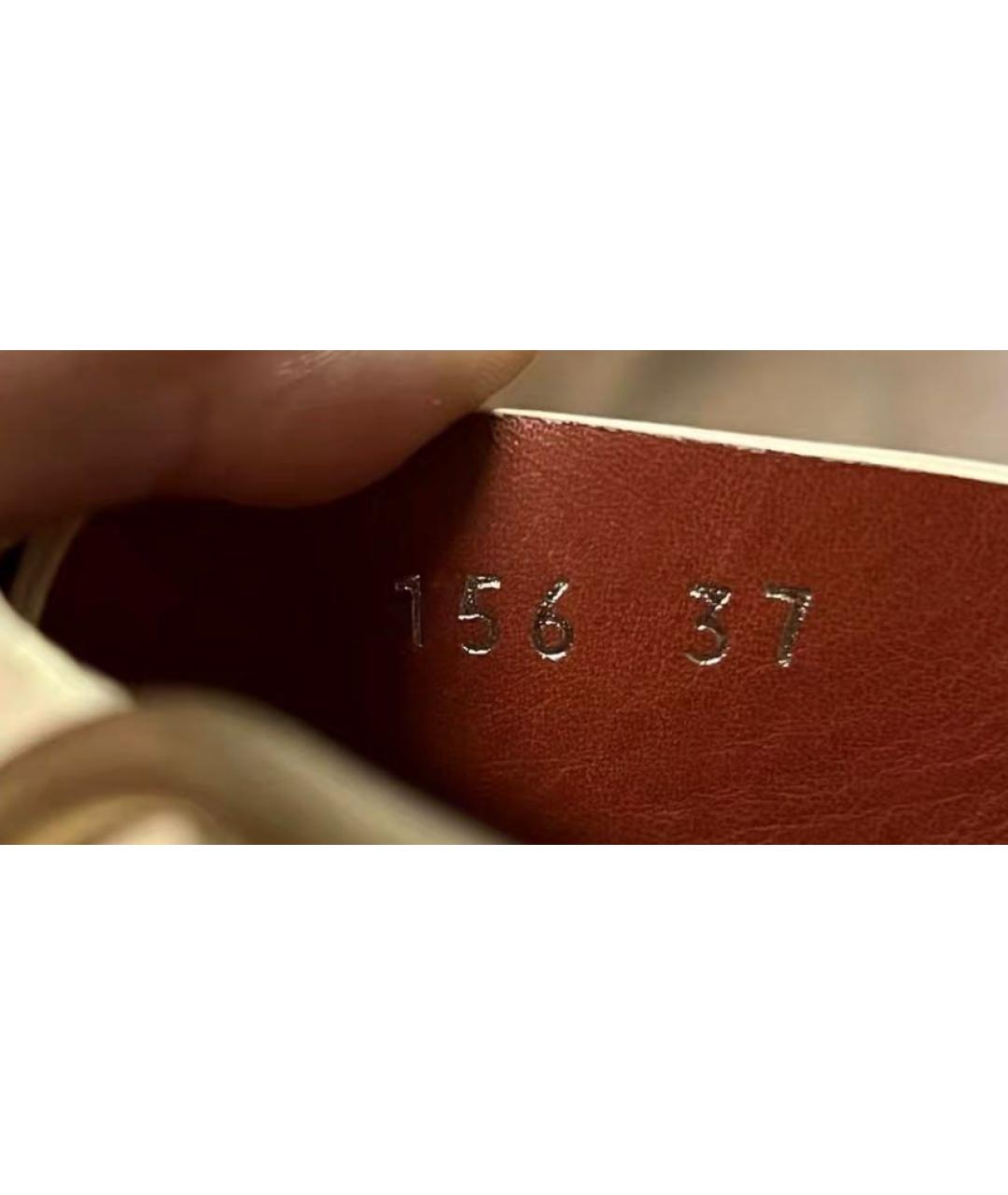 ACNE STUDIOS Белые кожаные туфли, фото 5