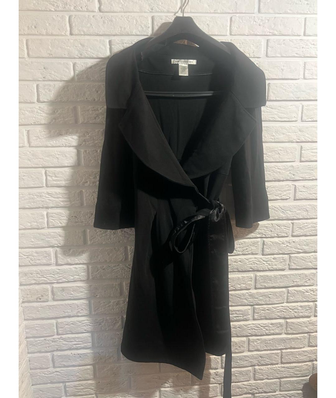 DIANE VON FURSTENBERG Черное вискозное вечернее платье, фото 4