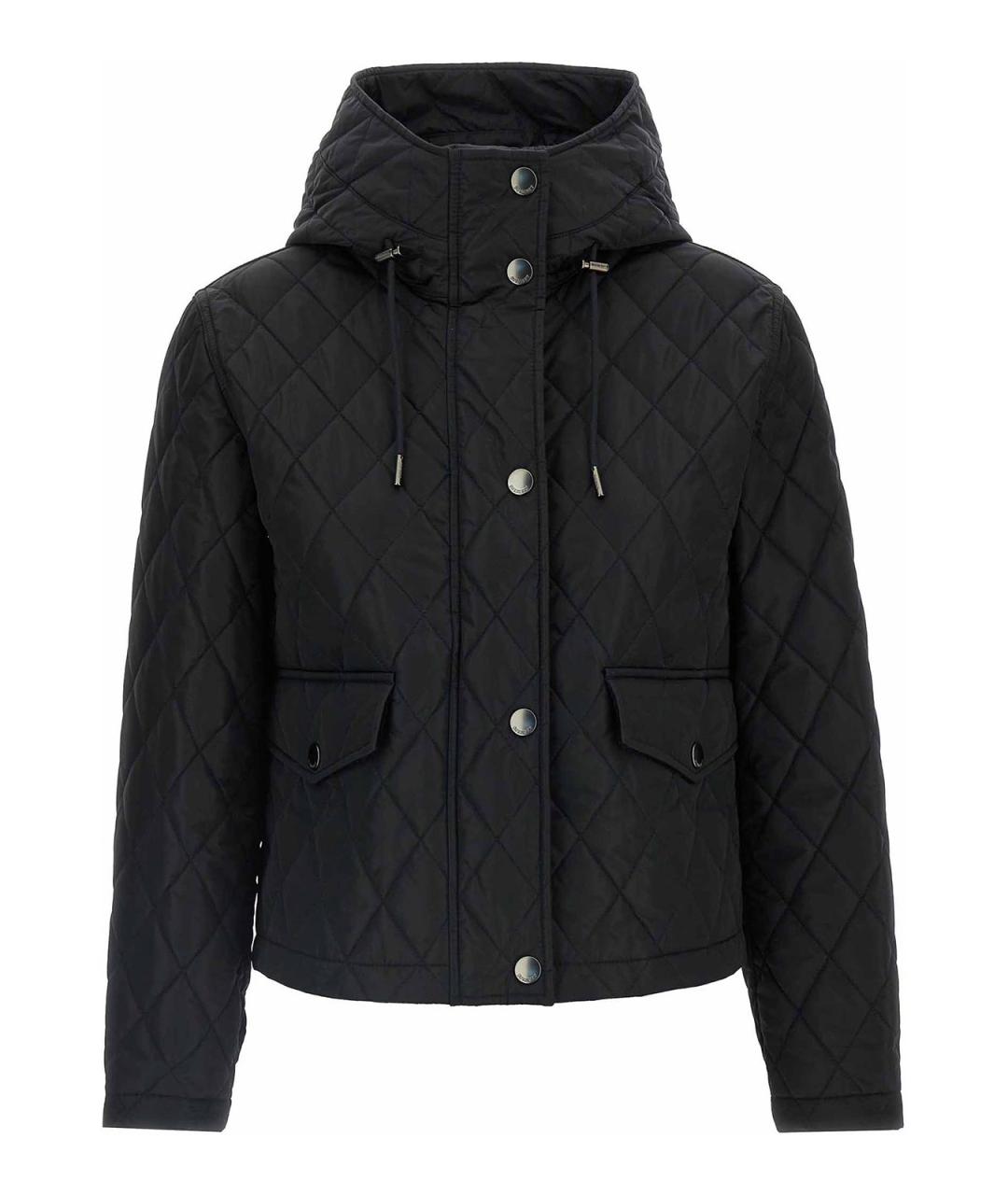 BURBERRY Черная нейлоновая куртка, фото 1
