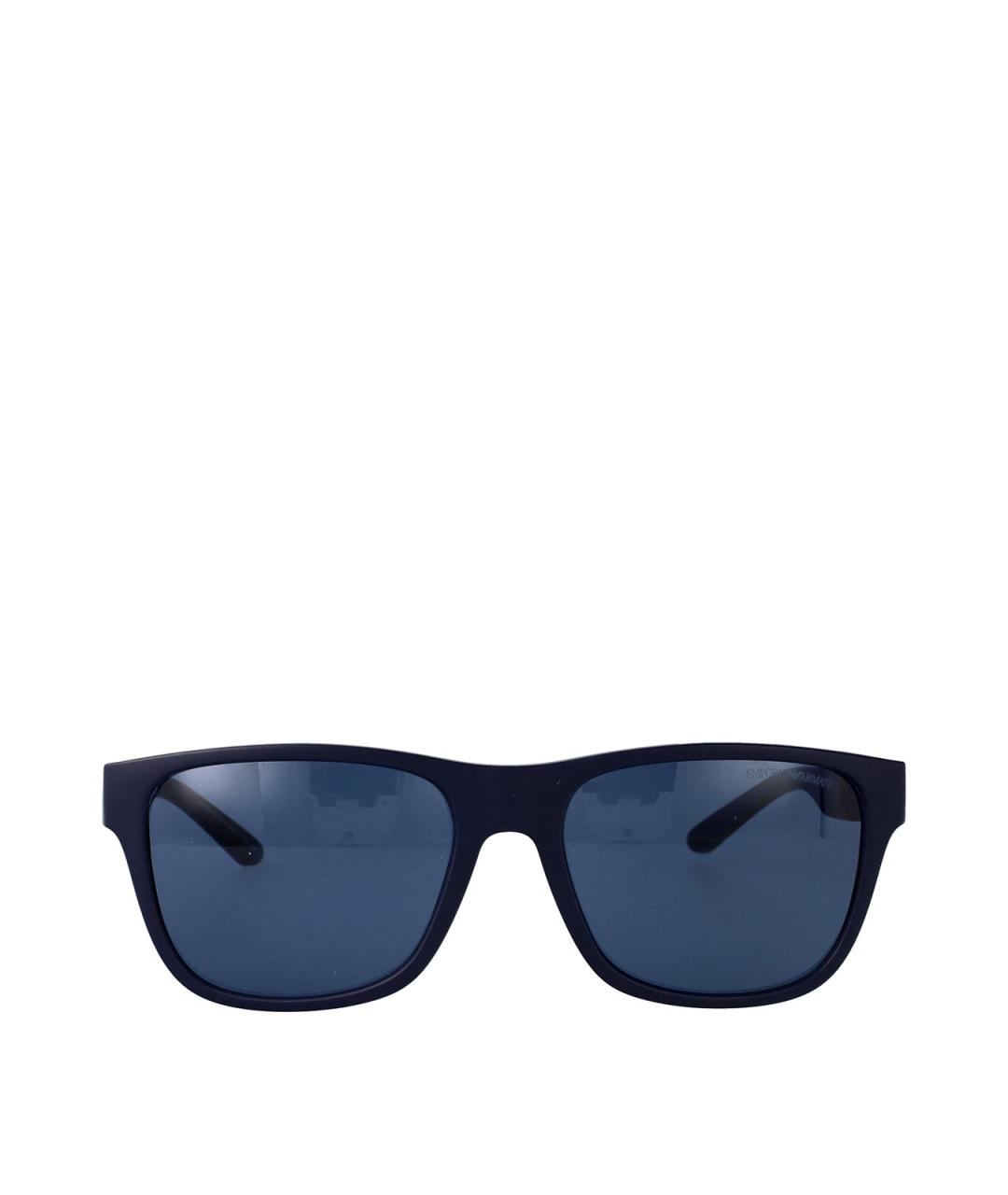 EMPORIO ARMANI Синие пластиковые солнцезащитные очки, фото 2