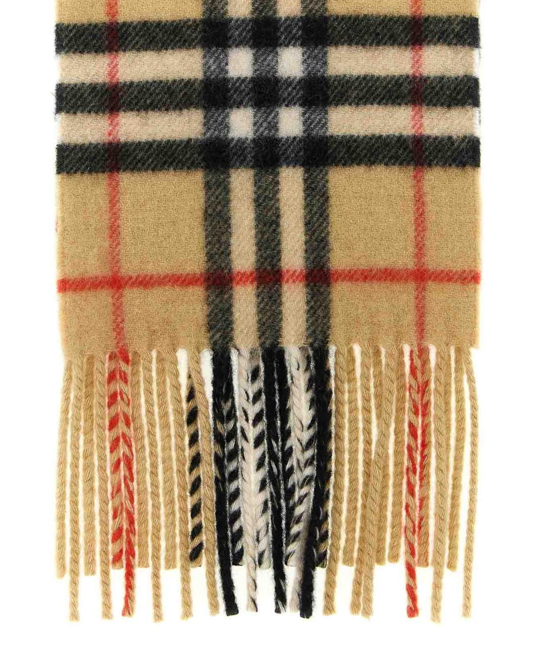 BURBERRY Бежевый кашемировый шарф, фото 2