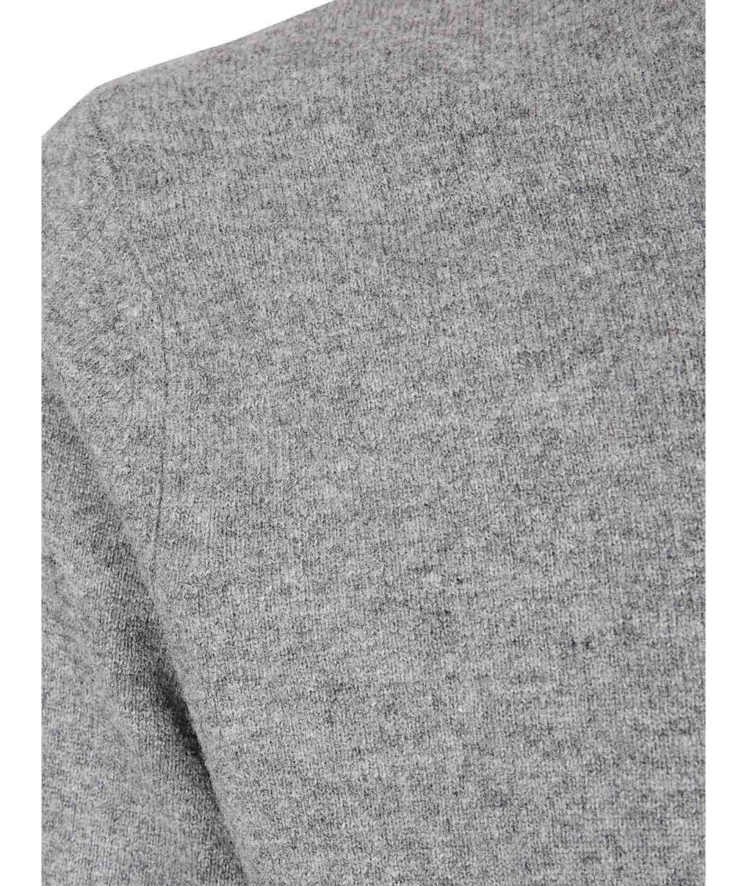 COMME DES GARÇONS SHIRT Серый шерстяной джемпер / свитер, фото 3