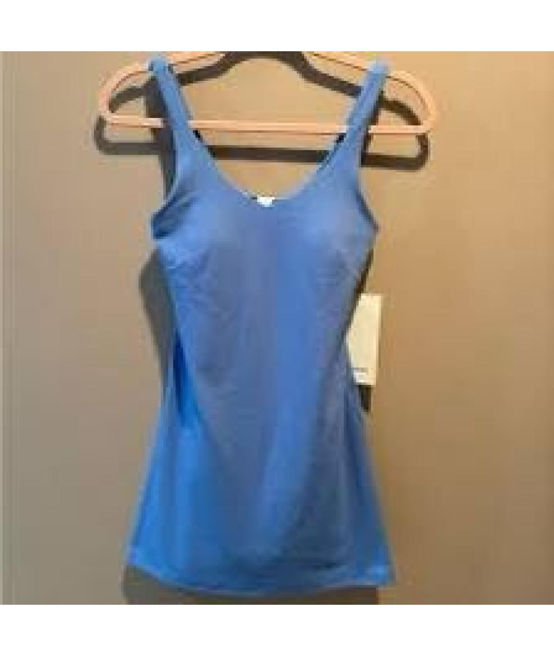 Lululemon Голубое полиэстеровое платье, фото 5