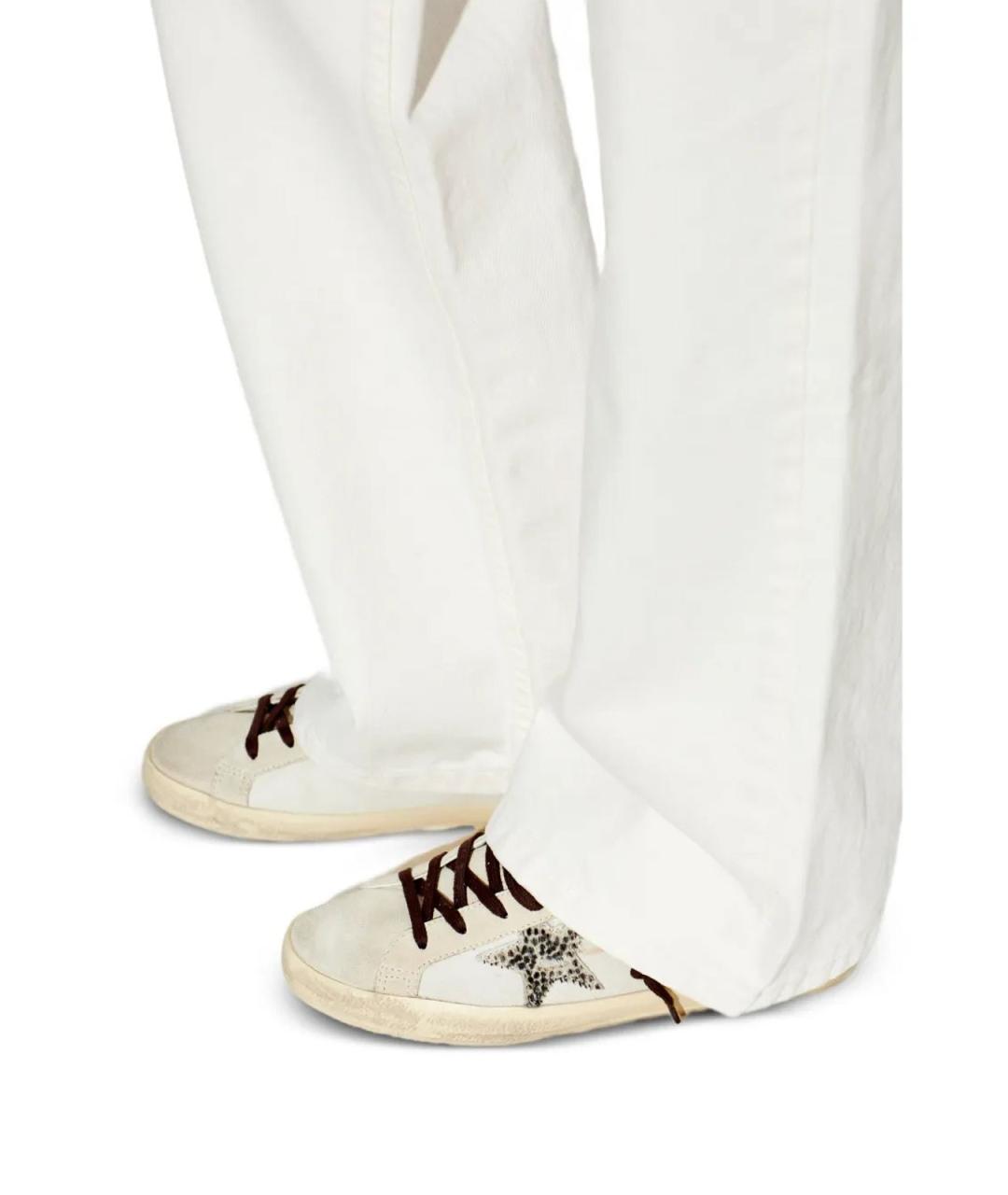 GOLDEN GOOSE Белые кожаные кеды, фото 5