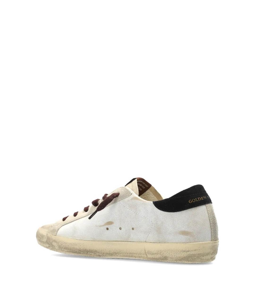 GOLDEN GOOSE Белые кожаные кеды, фото 3