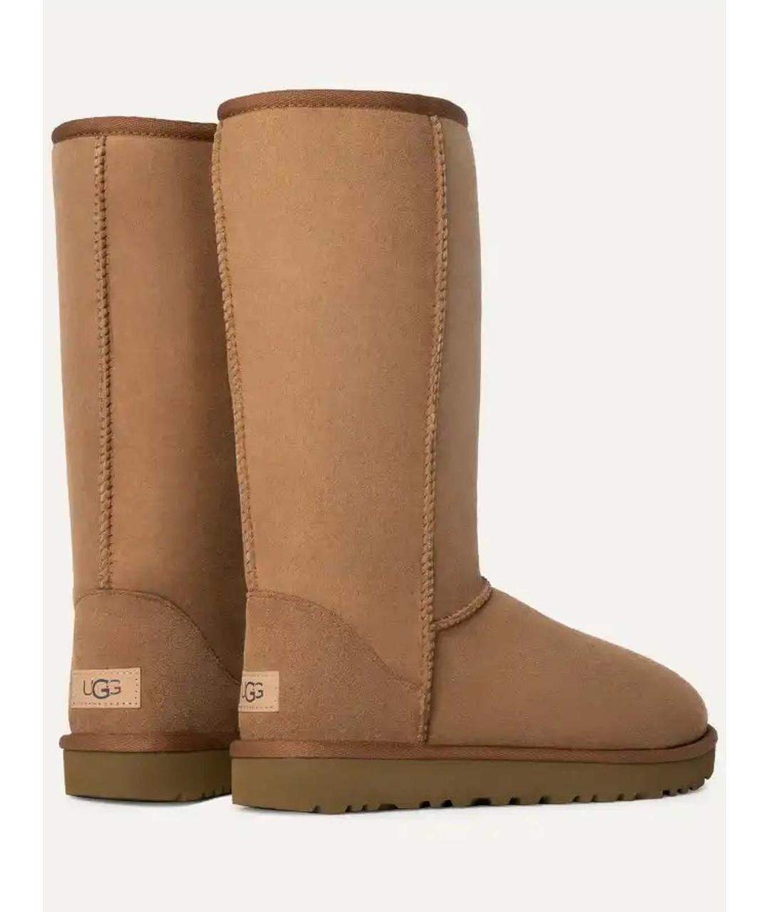 UGG Коричневые замшевые ботинки, фото 2