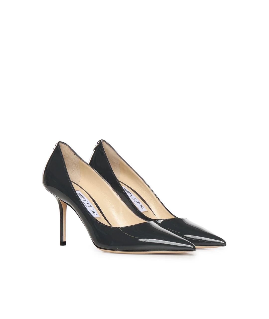 JIMMY CHOO Серые кожаные туфли, фото 2