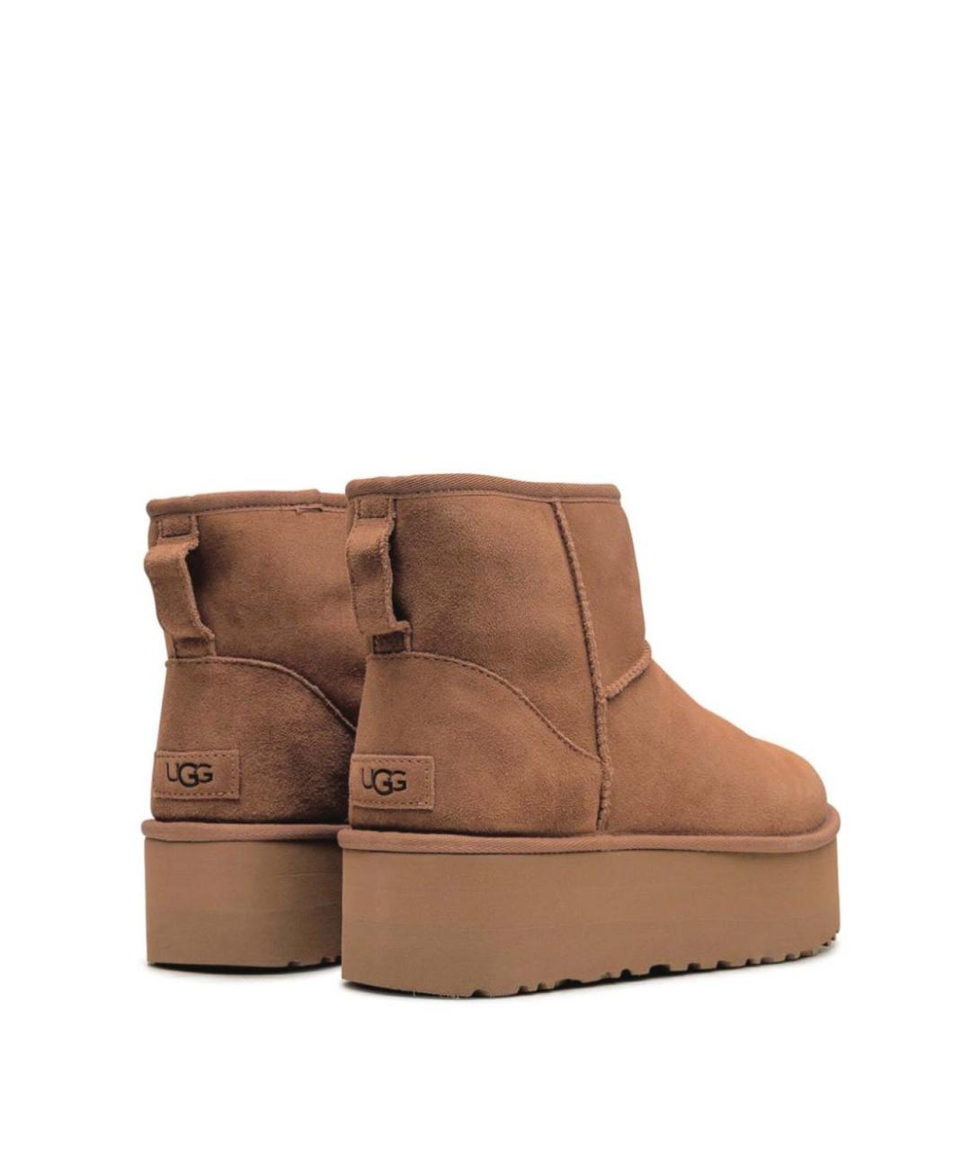 UGG Коричневые замшевые ботинки, фото 4