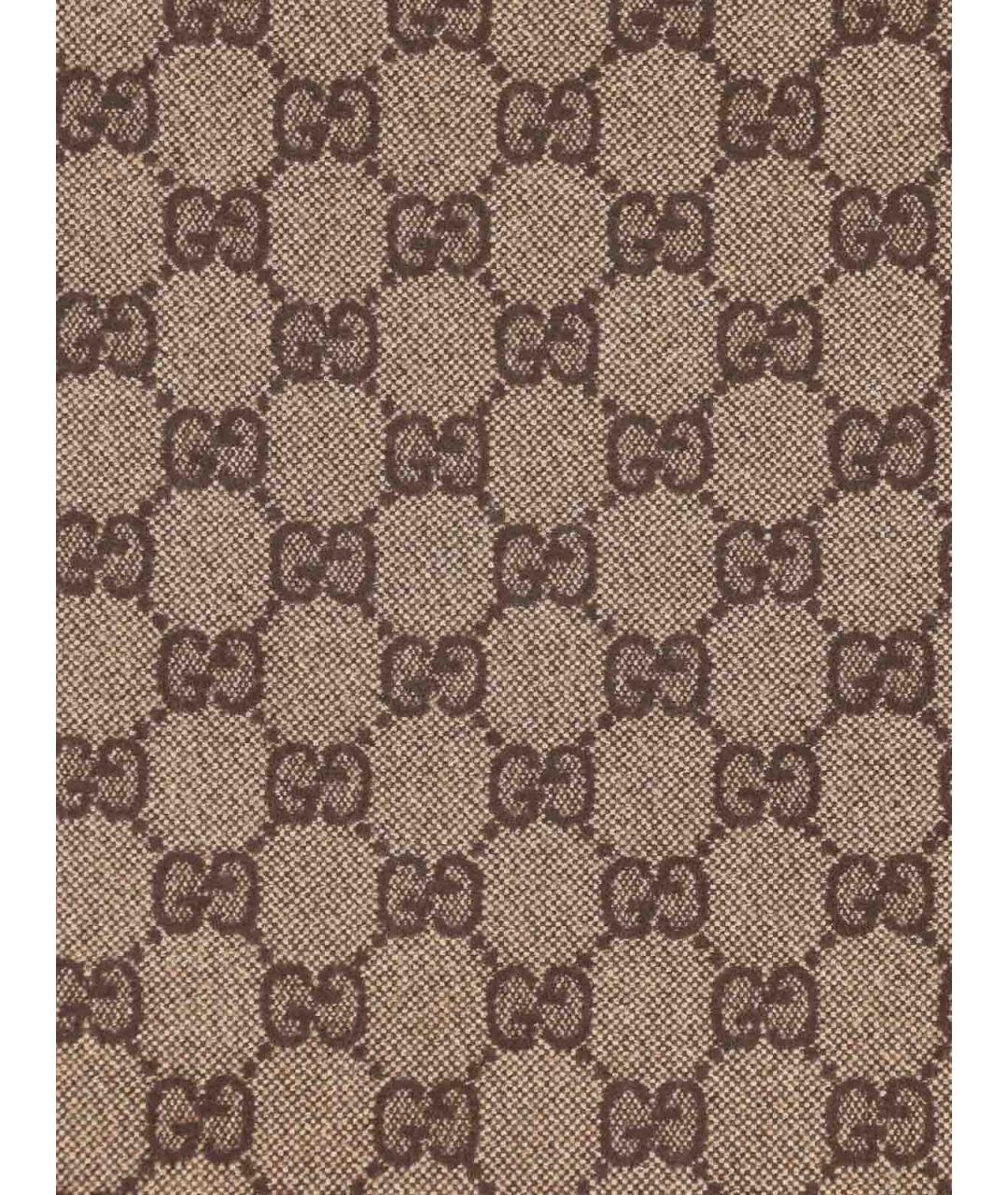 GUCCI Бежевый кашемировый шарф, фото 2