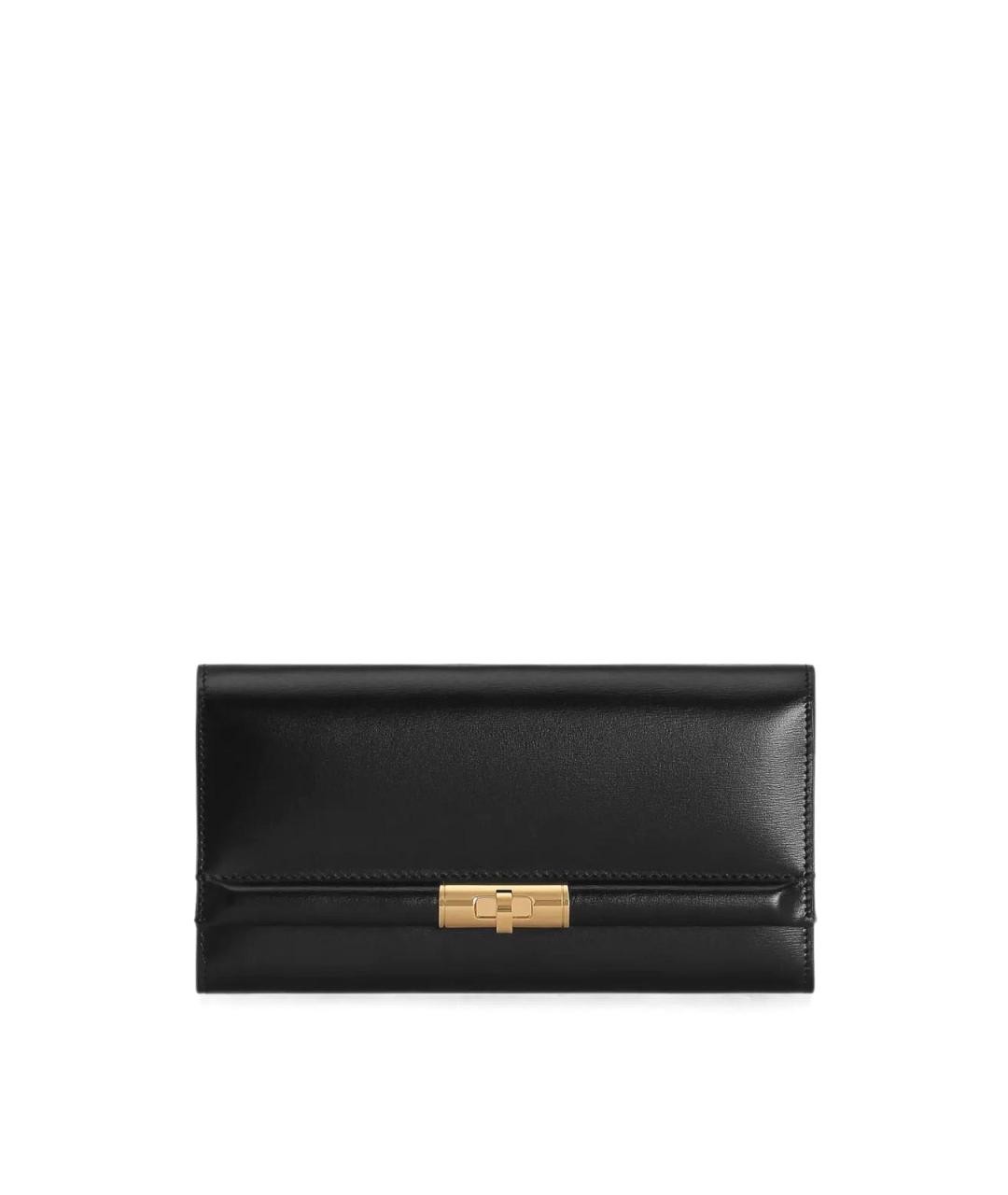 DOLCE&GABBANA Черный кожаный кошелек, фото 1
