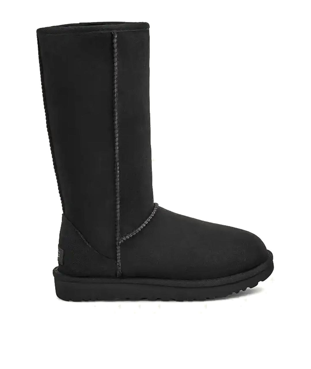 UGG Черные замшевые сапоги, фото 1
