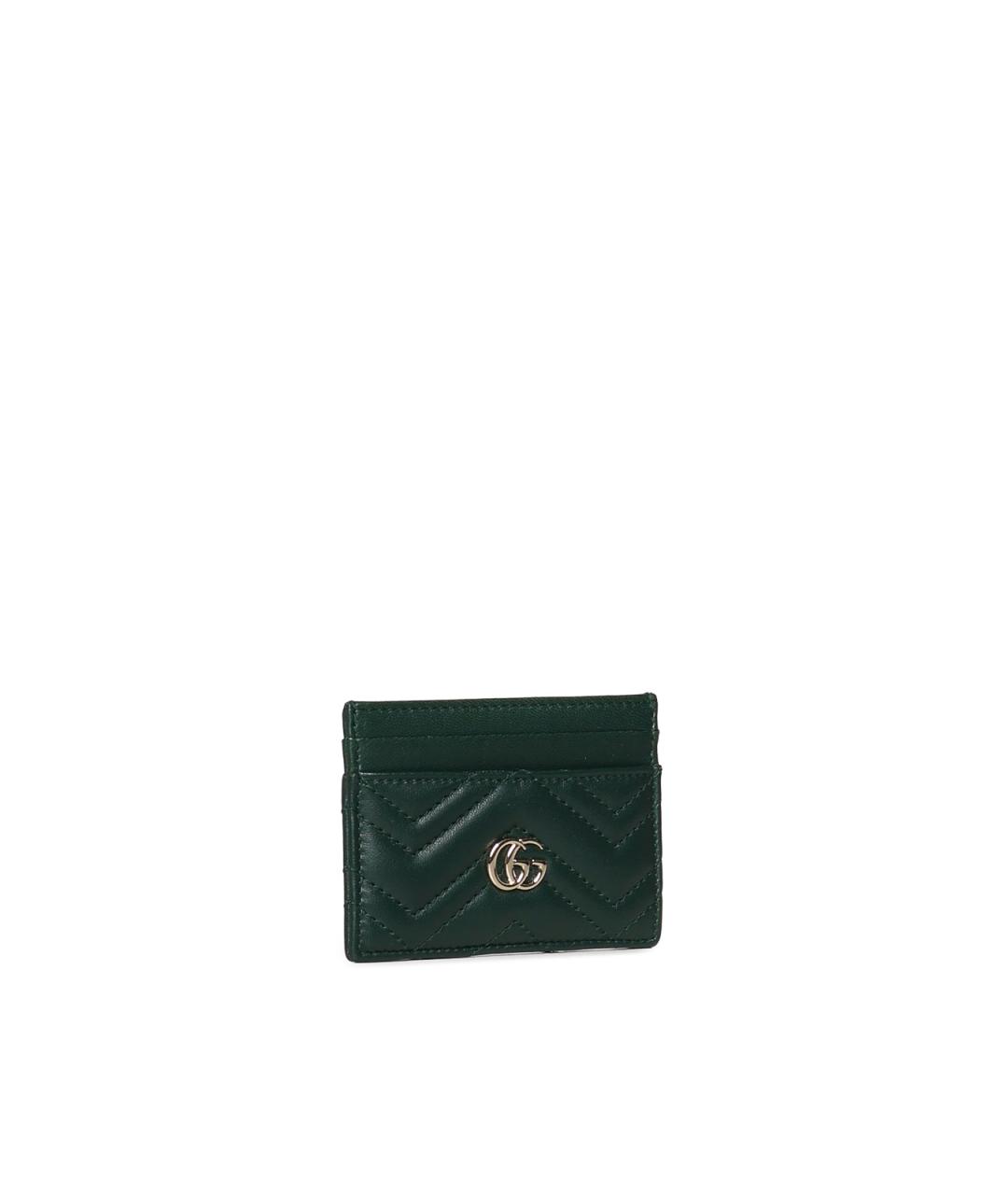 GUCCI Зеленый кожаный кардхолдер, фото 2