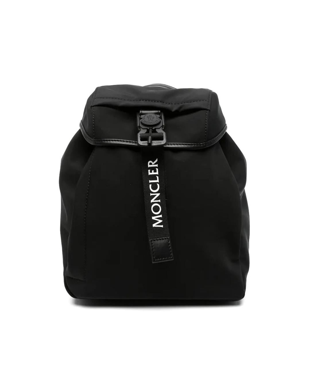 MONCLER Черный тканевый рюкзак, фото 1