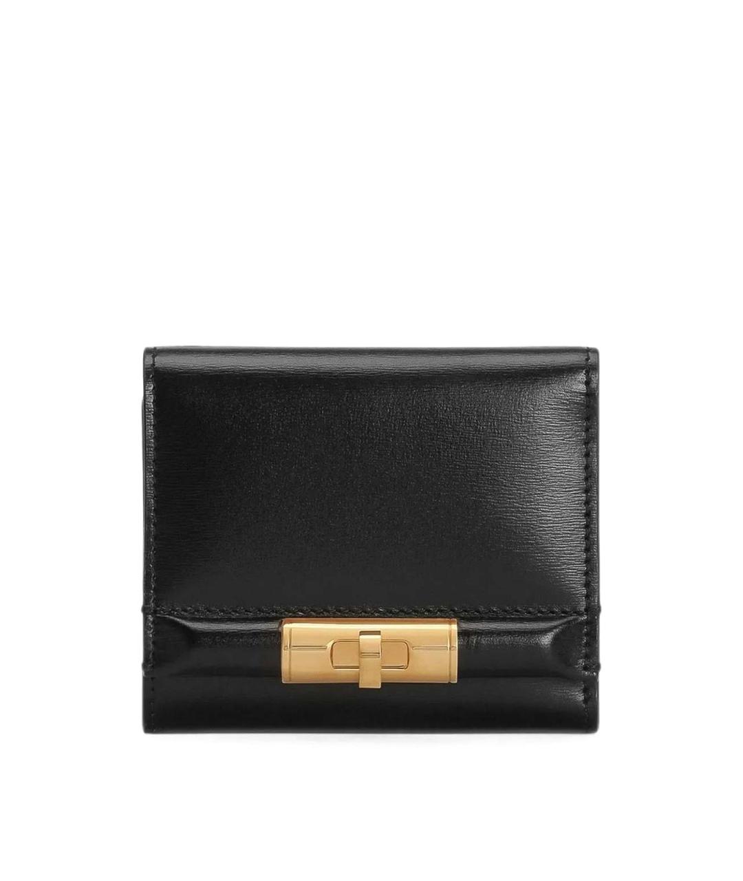 DOLCE&GABBANA Черный кожаный кошелек, фото 1