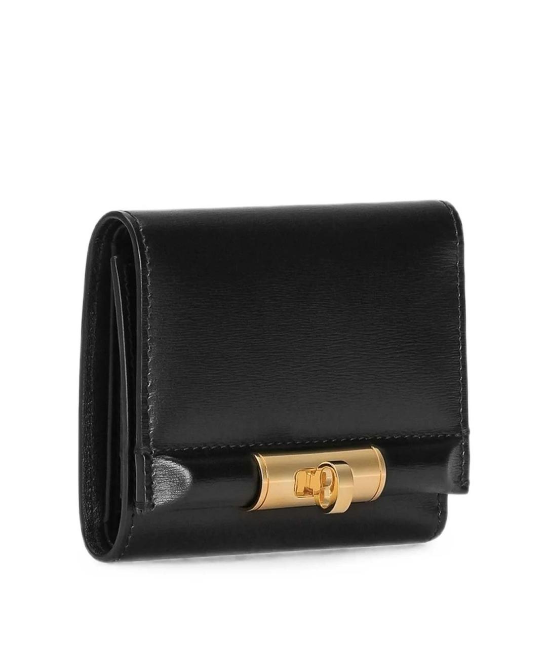 DOLCE&GABBANA Черный кожаный кошелек, фото 3