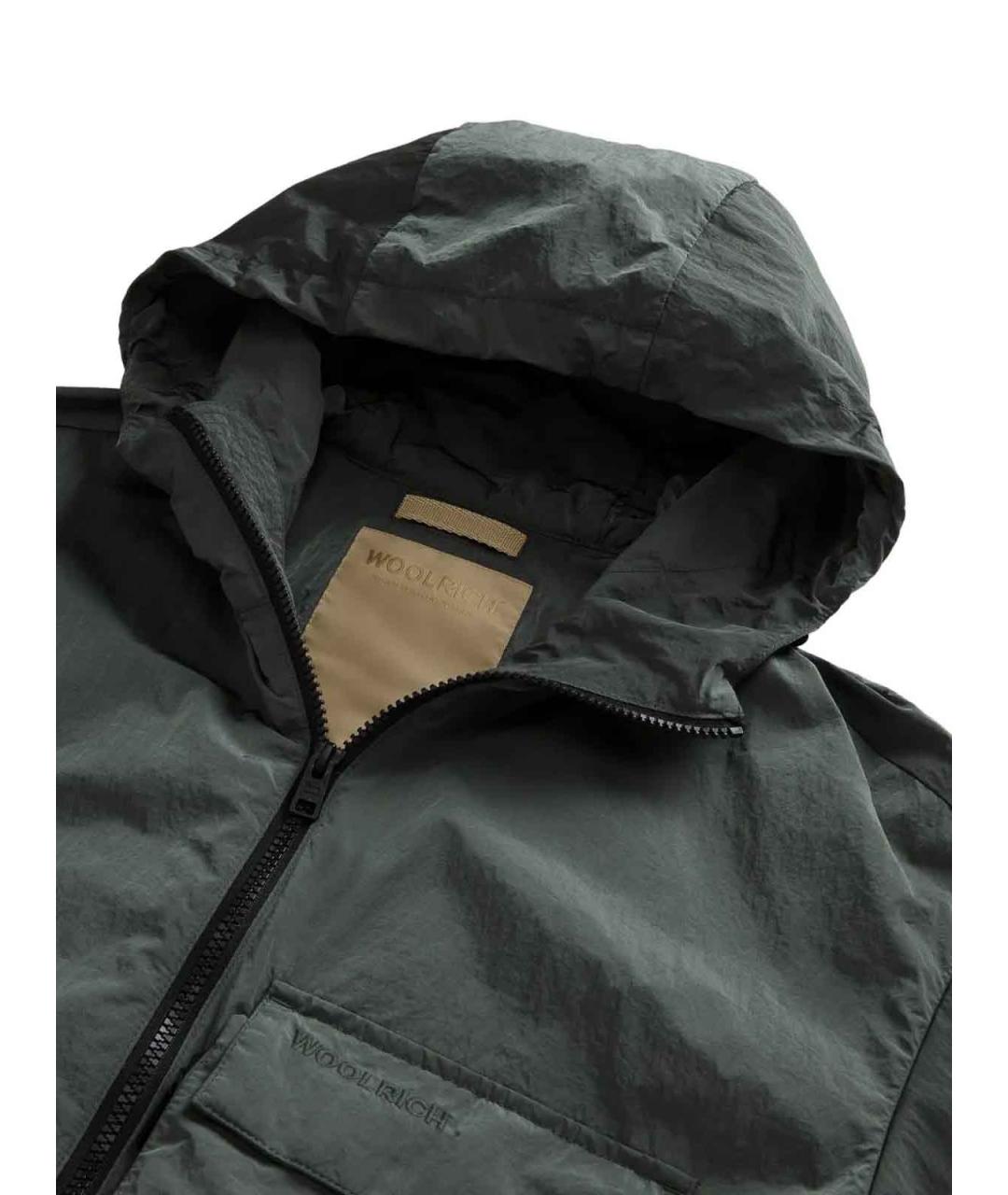 WOOLRICH Зеленая нейлоновая куртка, фото 4