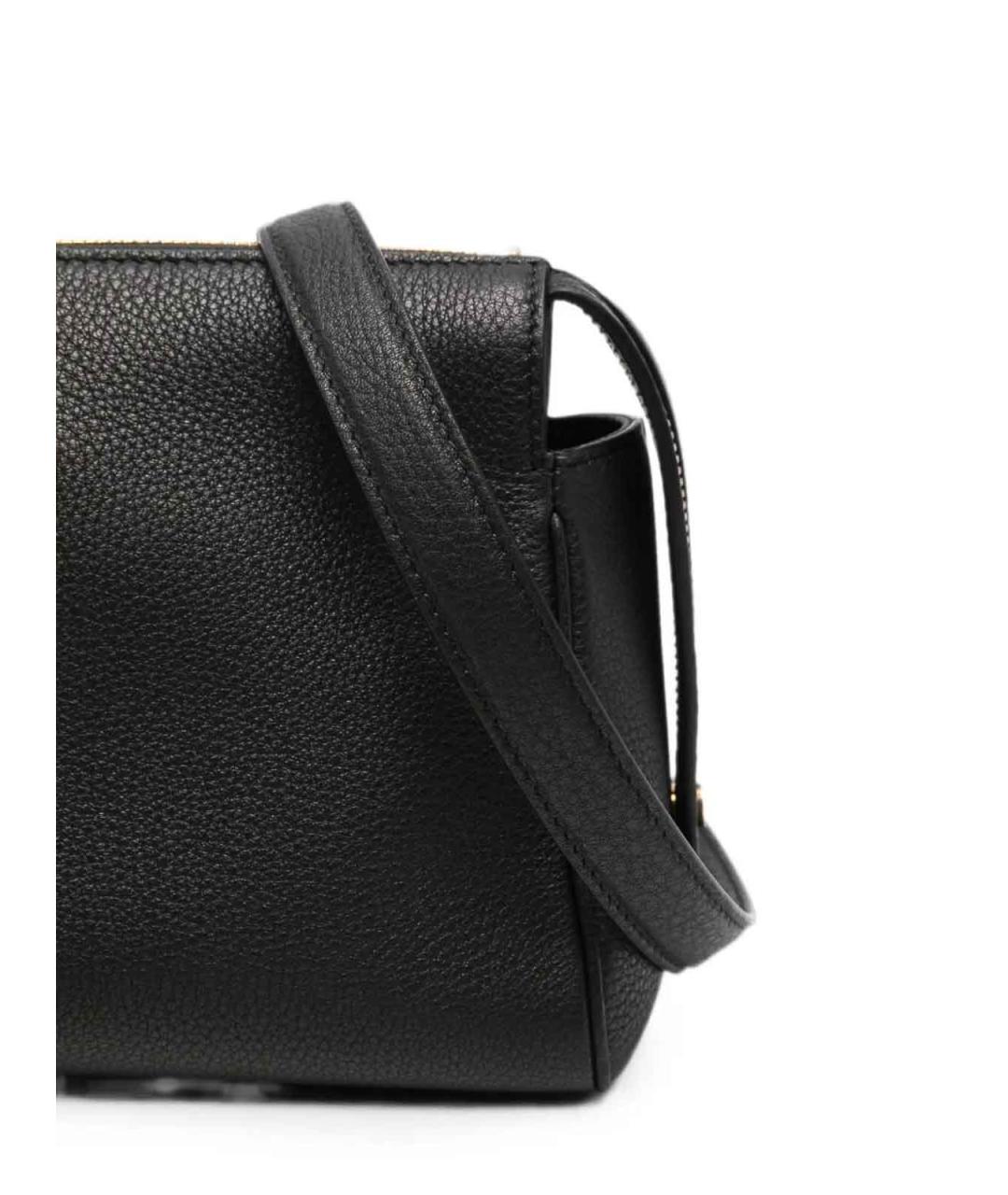 DOLCE&GABBANA Черная тканевая сумка с короткими ручками, фото 4