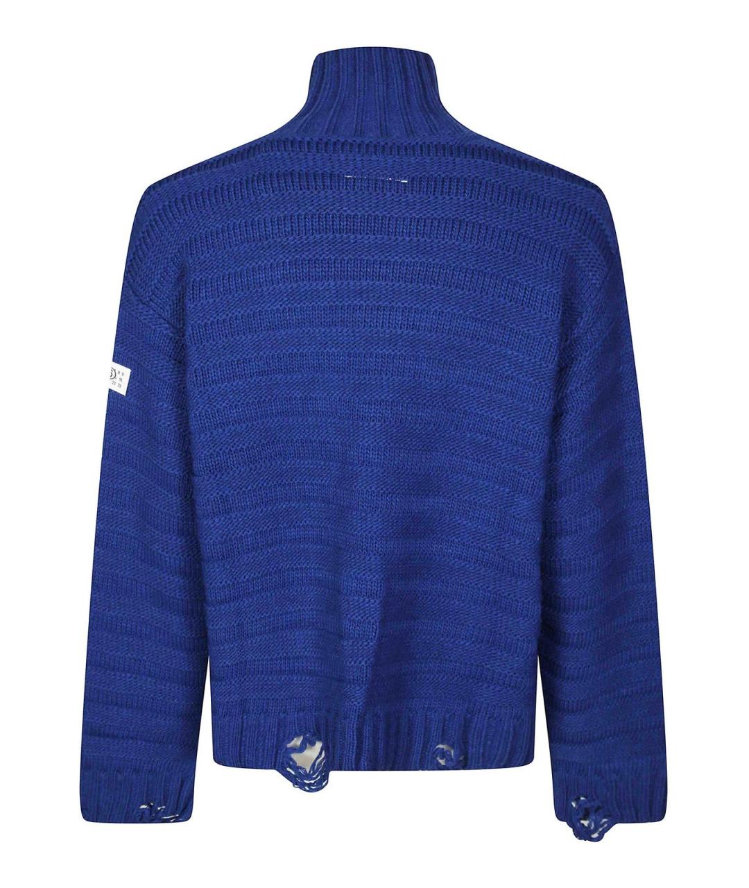 MM6 MAISON MARGIELA Синий шерстяной джемпер / свитер, фото 2