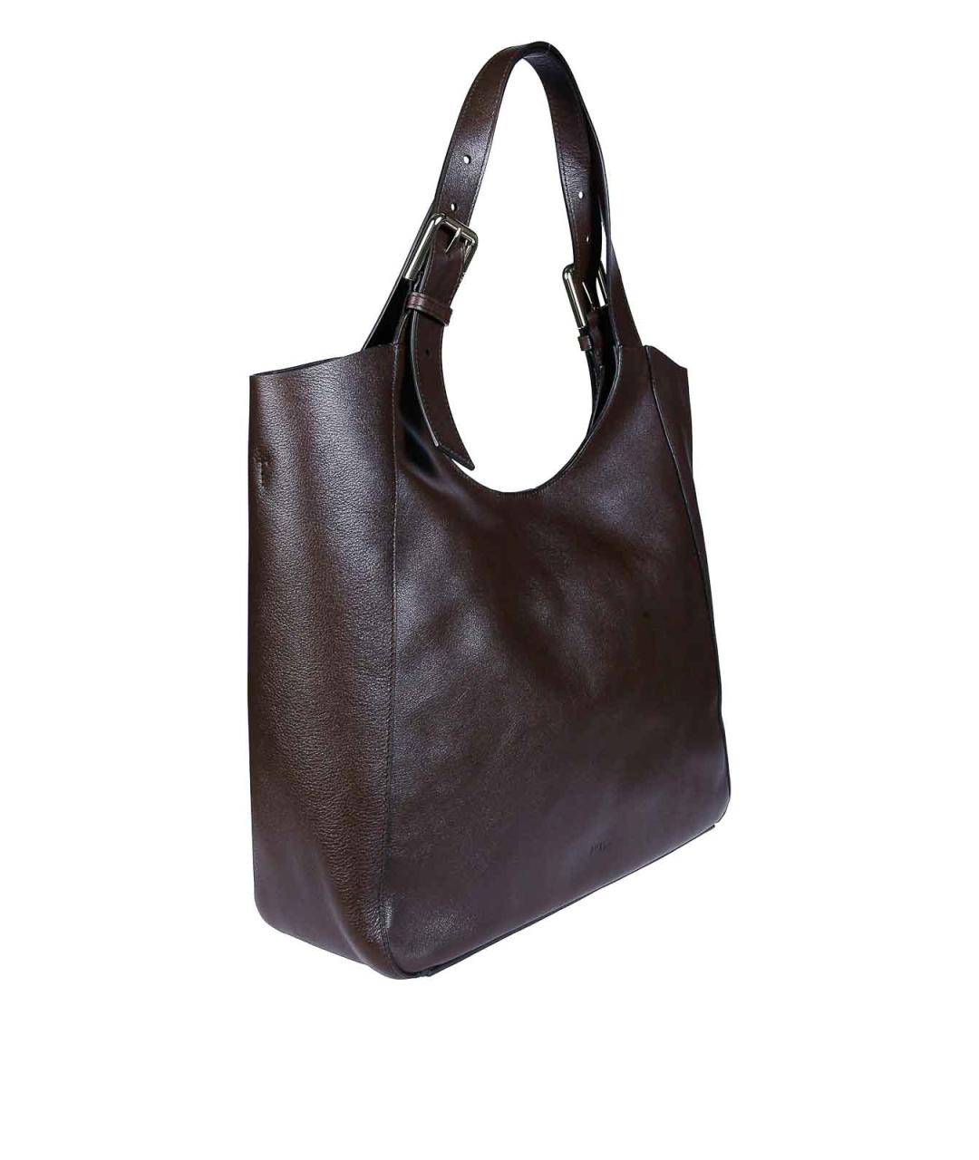FURLA Коричневая кожаная сумка тоут, фото 2