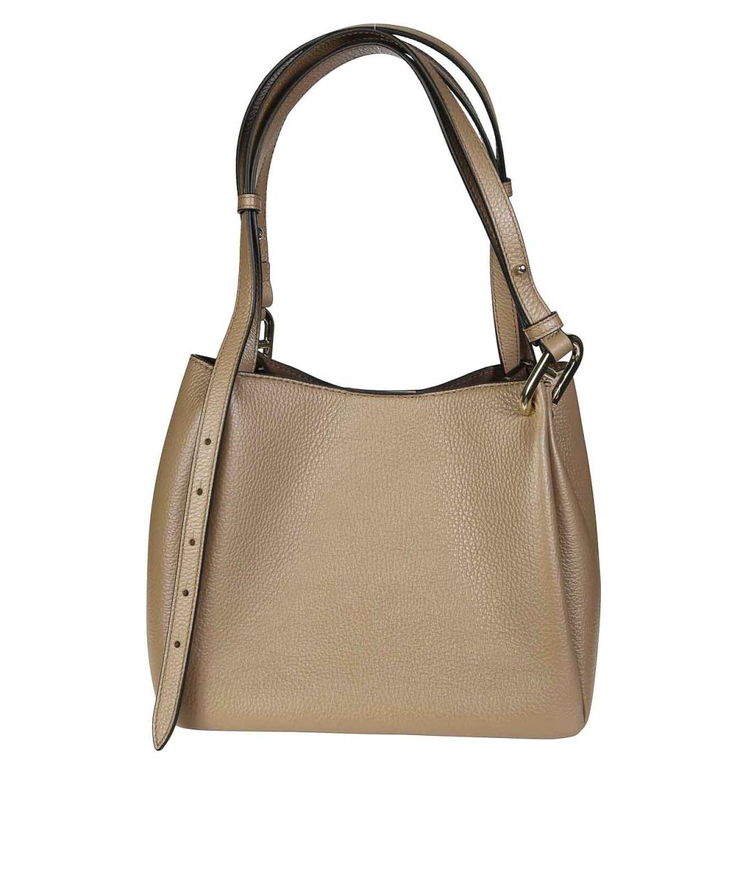 FURLA Бежевая кожаная сумка тоут, фото 3