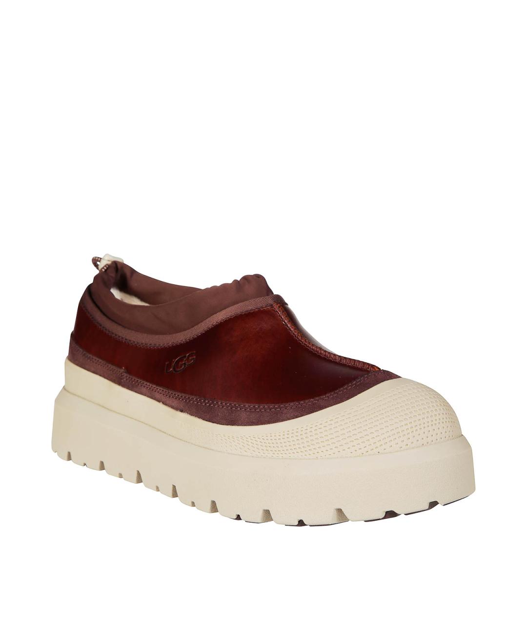 UGG Коричневые кожаные низкие ботинки, фото 2