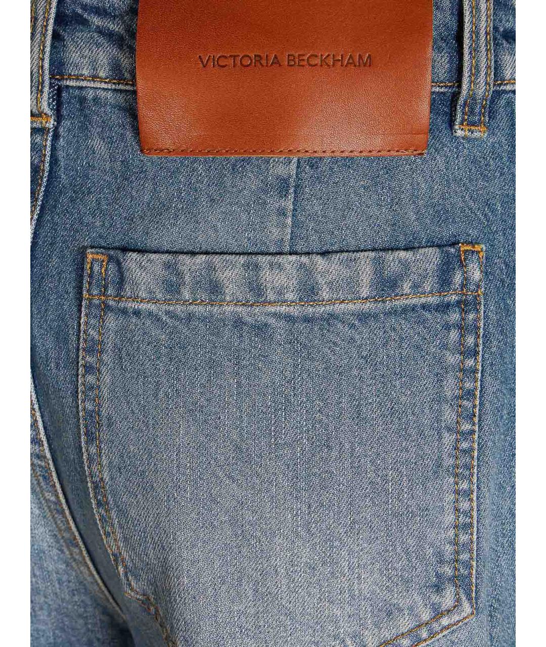 VICTORIA BECKHAM Синие прямые джинсы, фото 3