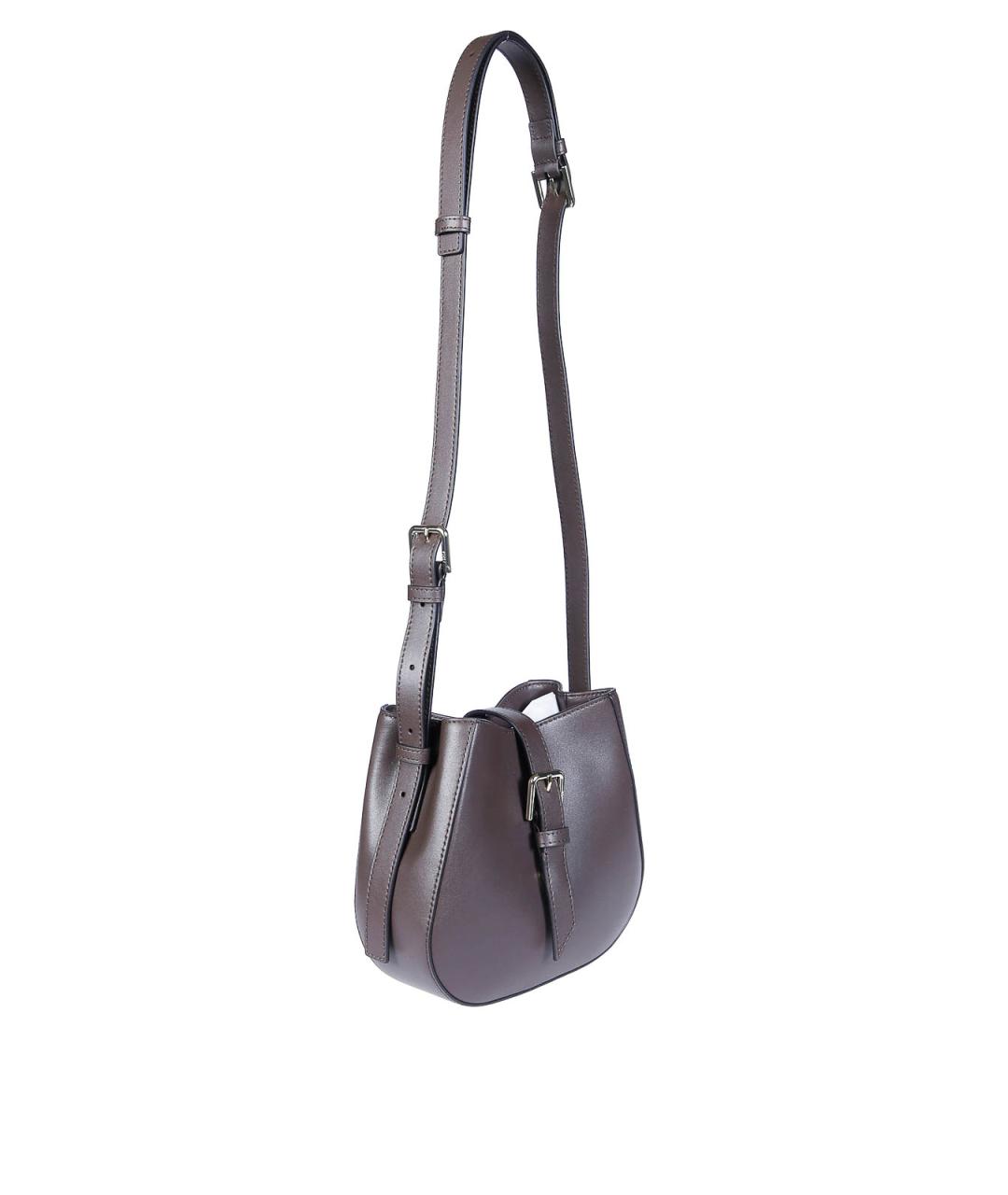 FURLA Коричневая кожаная сумка через плечо, фото 2