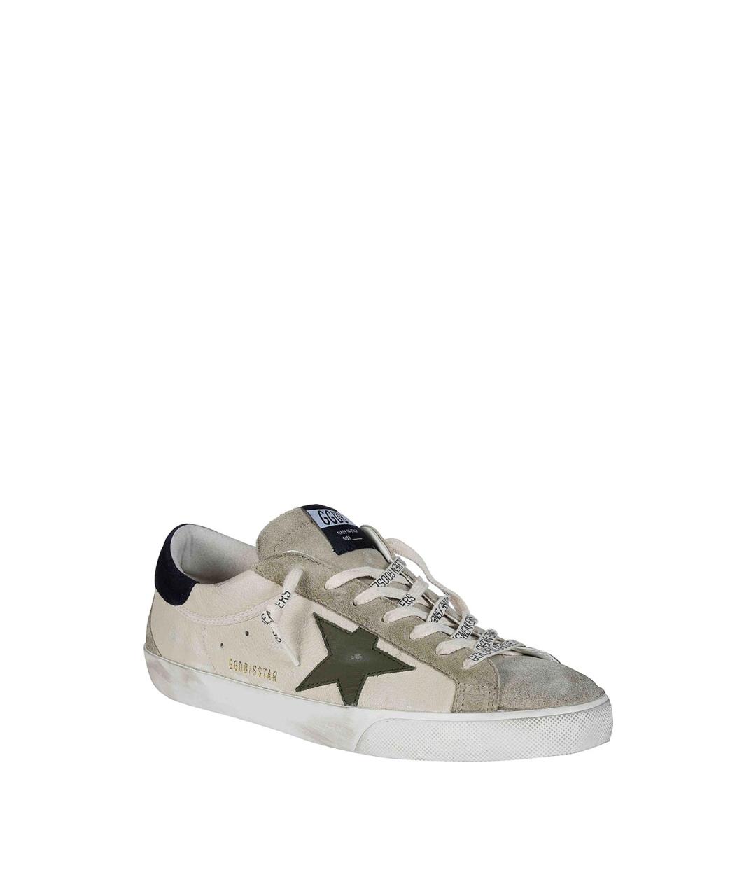 GOLDEN GOOSE Мульти кожаные низкие кроссовки / кеды, фото 2