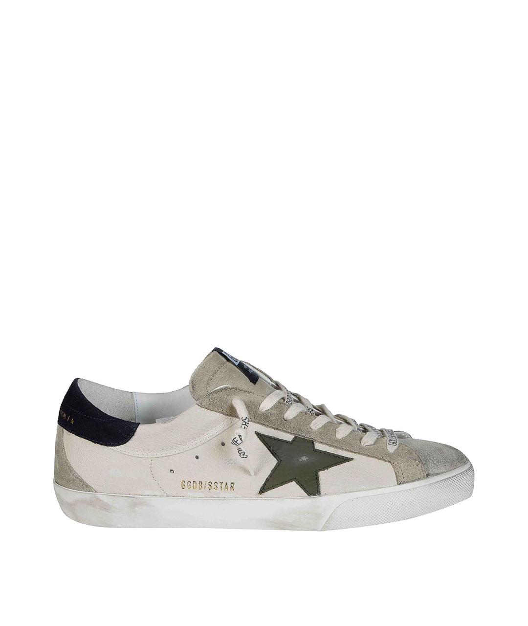 GOLDEN GOOSE Мульти кожаные низкие кроссовки / кеды, фото 1