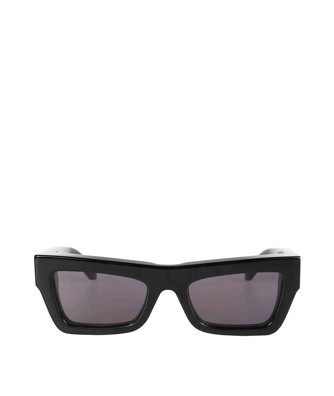 OFF-WHITE Черные пластиковые солнцезащитные очки, фото 1
