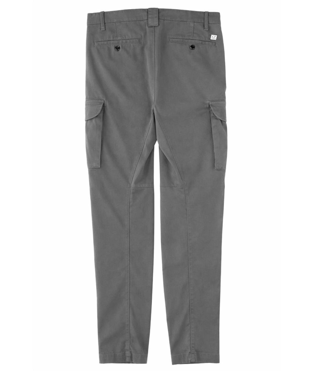 CP COMPANY Серые хлопковые повседневные брюки, фото 3