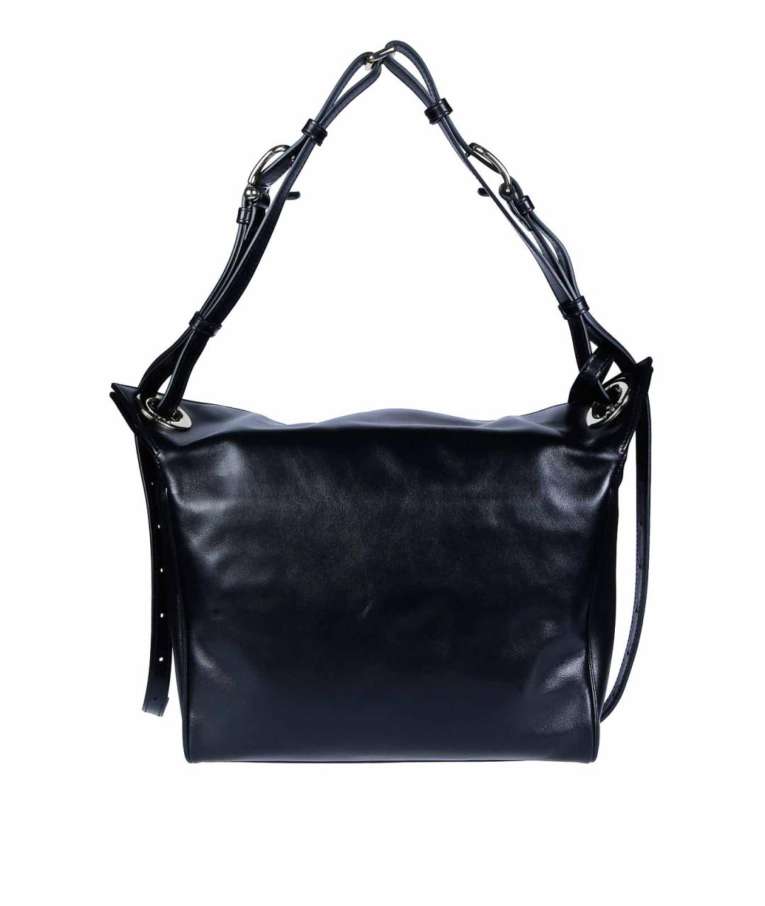 FURLA Черная кожаная сумка через плечо, фото 3
